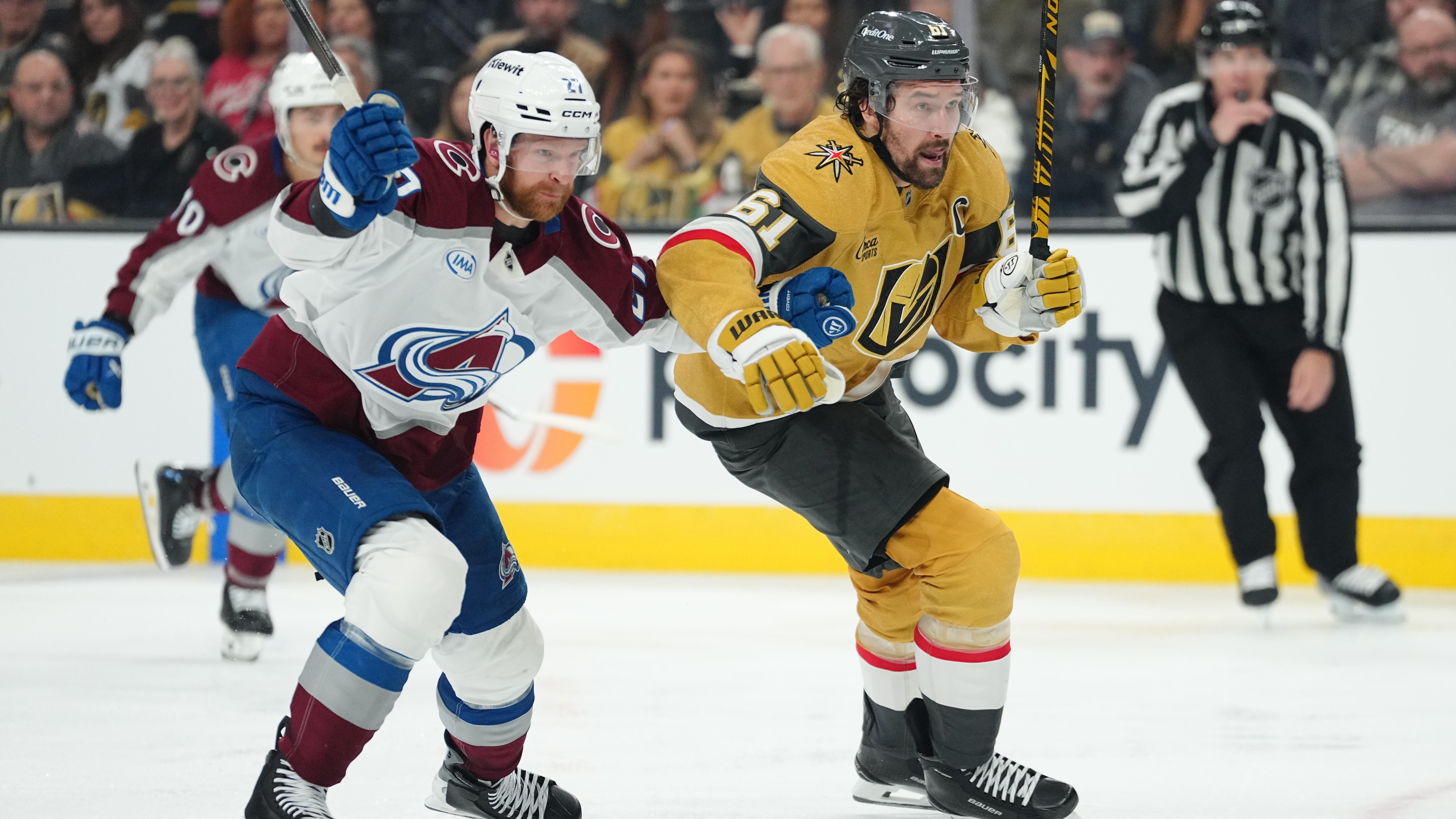 Western Conference Final: Colorado Avalanche v Vegas Golden Knights - Game Three Western Conference Final: Colorado Avalanche v Vegas Golden Knights - Game Three