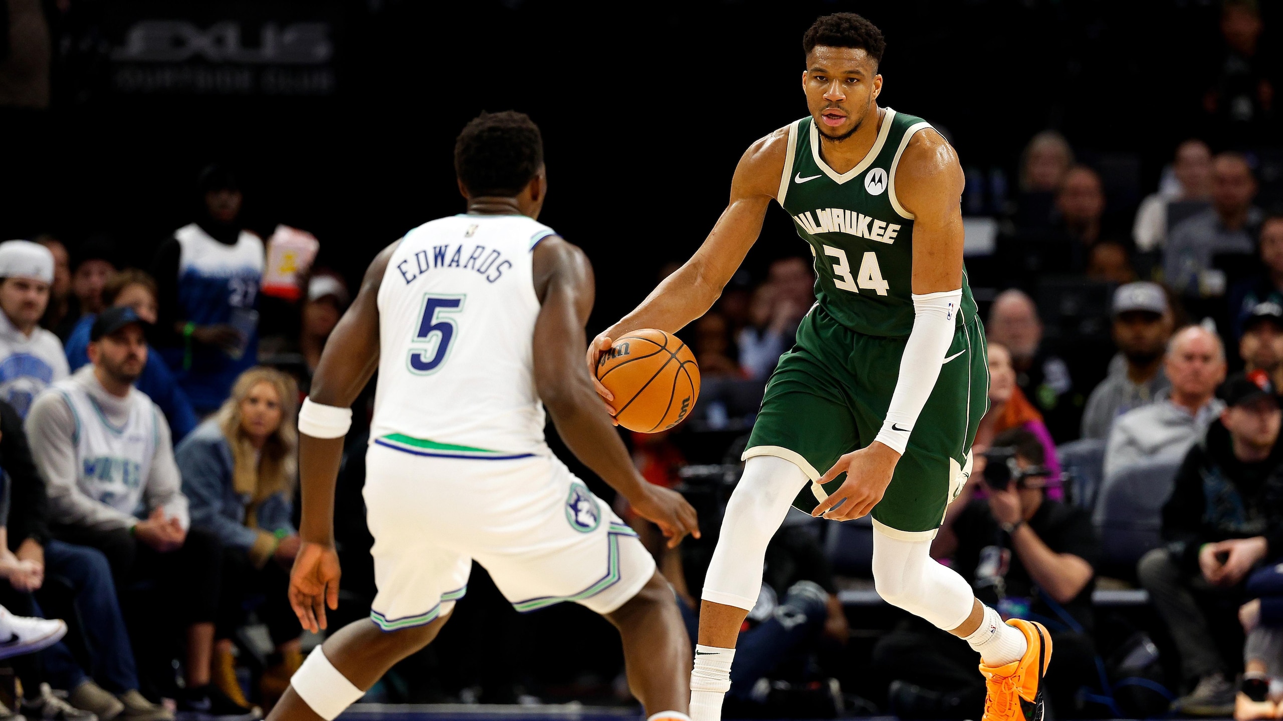 Milwaukee Bucks v Minnesota Timberwolves Milwaukee Bucks v Minnesota Timberwolves