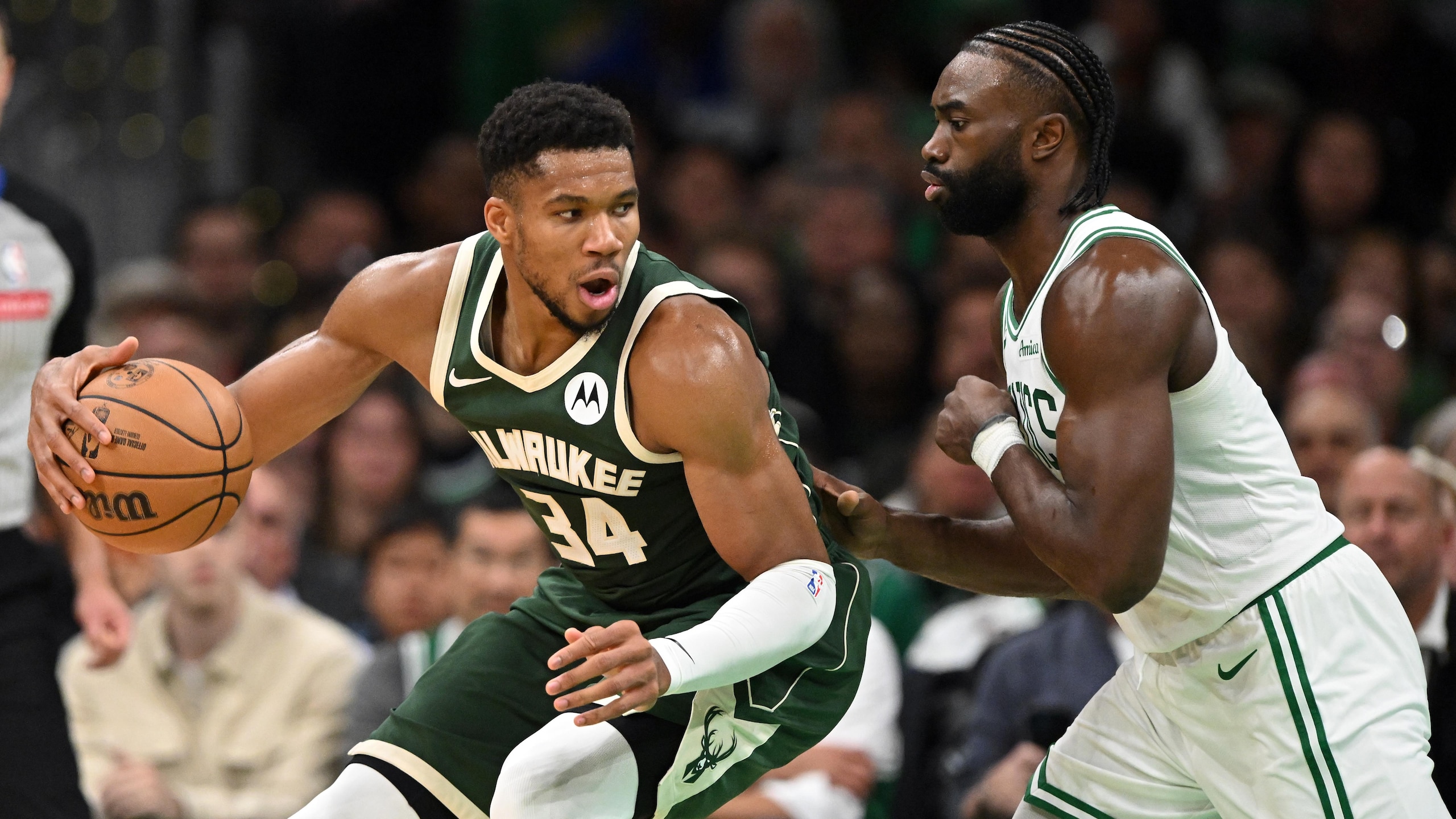 Milwaukee Bucks v Boston Celtics Milwaukee Bucks v Boston Celtics