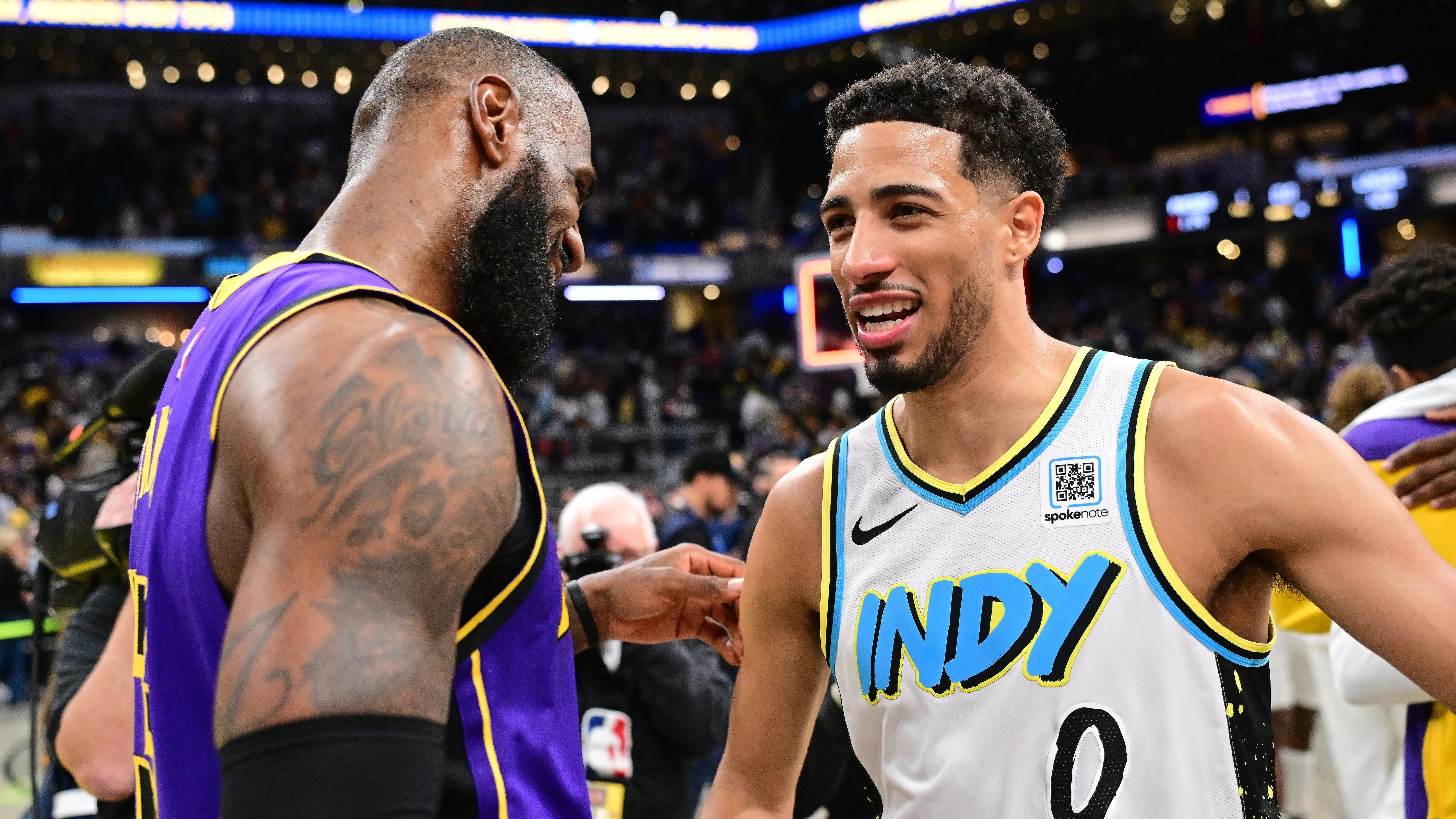 Los Angeles Lakers v Indiana Pacers