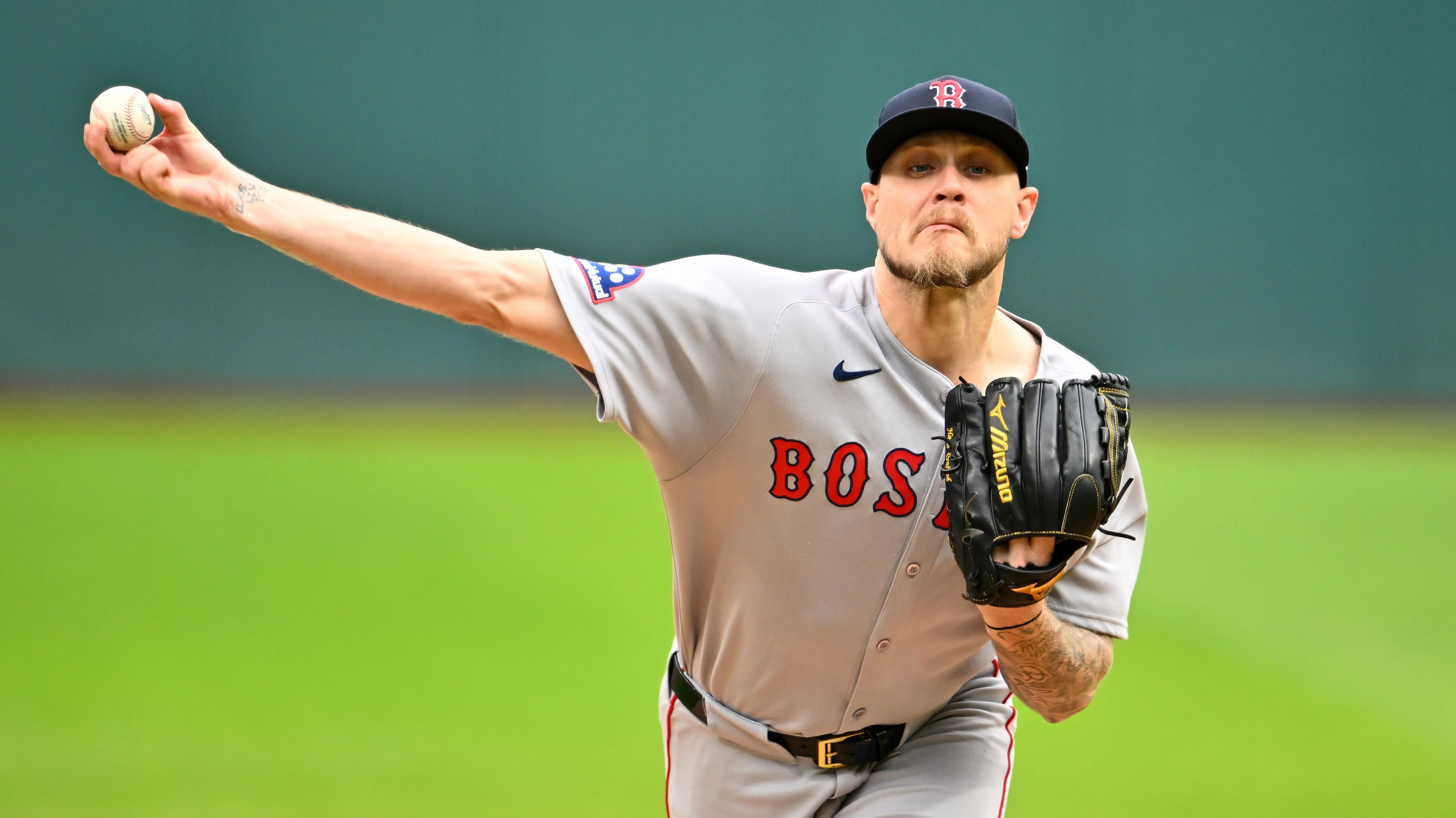 Boston Red Sox v Cleveland Guardians - Game One Boston Red Sox v Cleveland Guardians - Game One