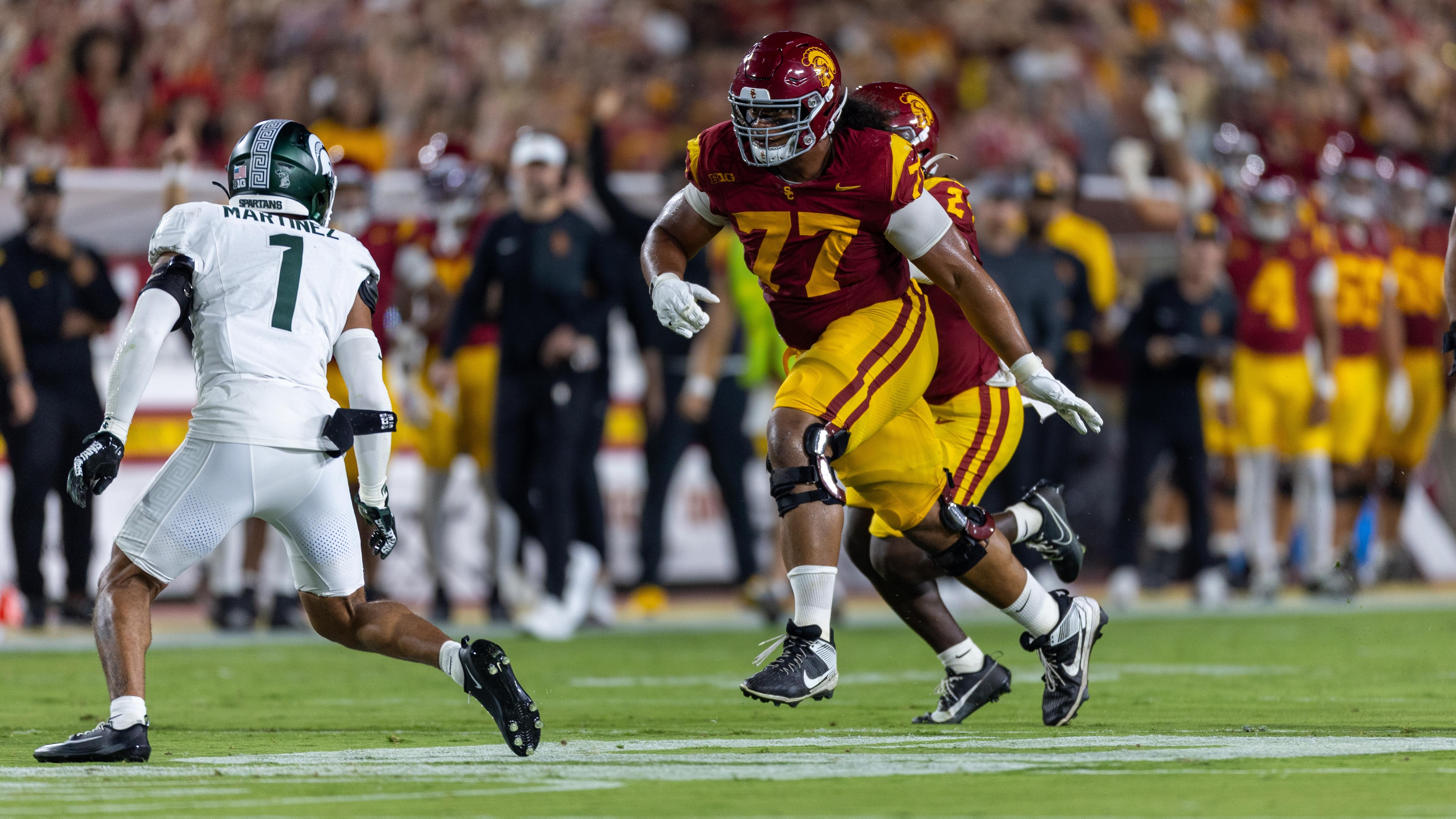 COLLEGE FOOTBALL: SEP 20 Michigan State at USC COLLEGE FOOTBALL: SEP 20 Michigan State at USC