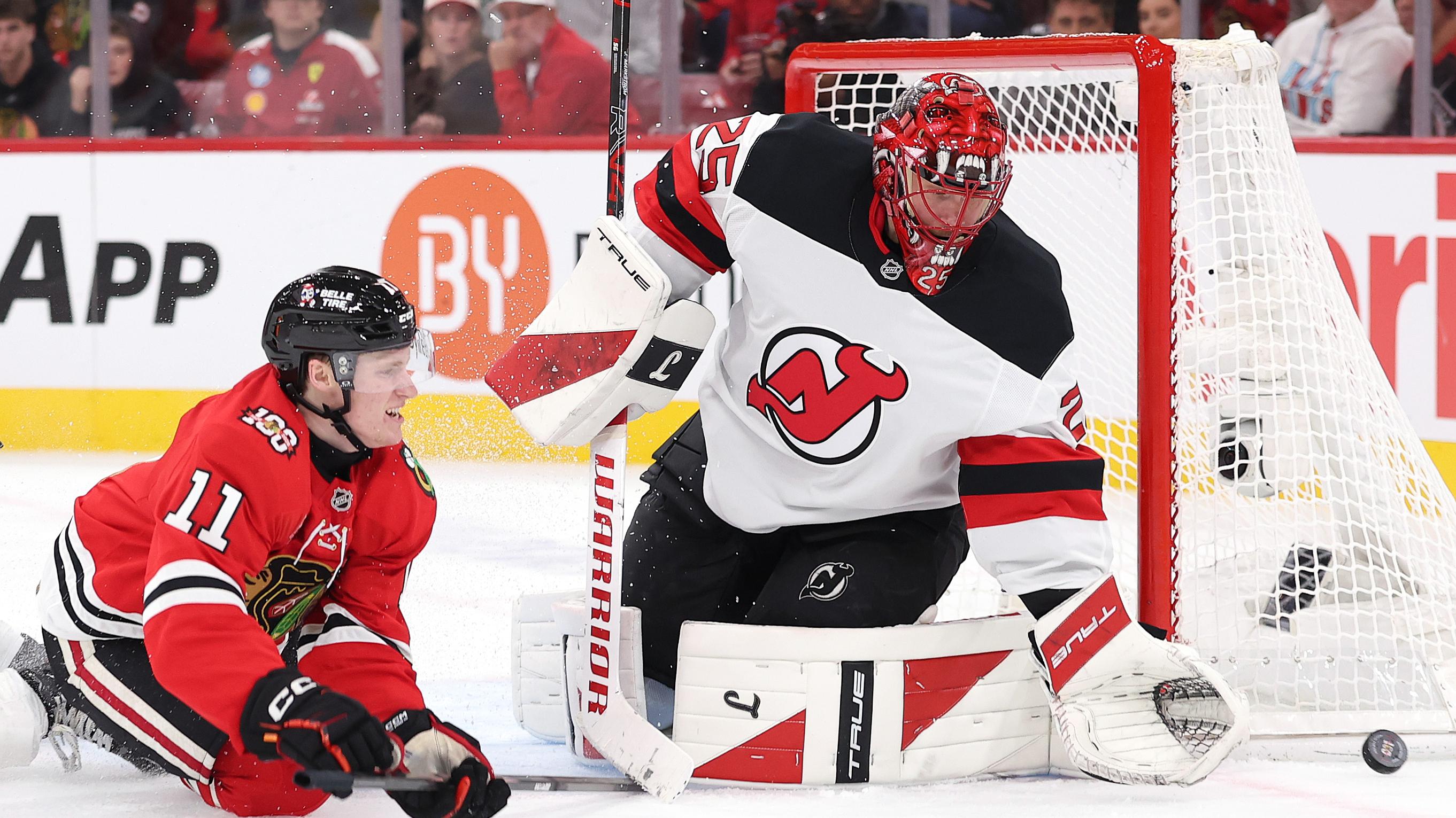 New Jersey Devils v Chicago Blackhawks New Jersey Devils v Chicago Blackhawks