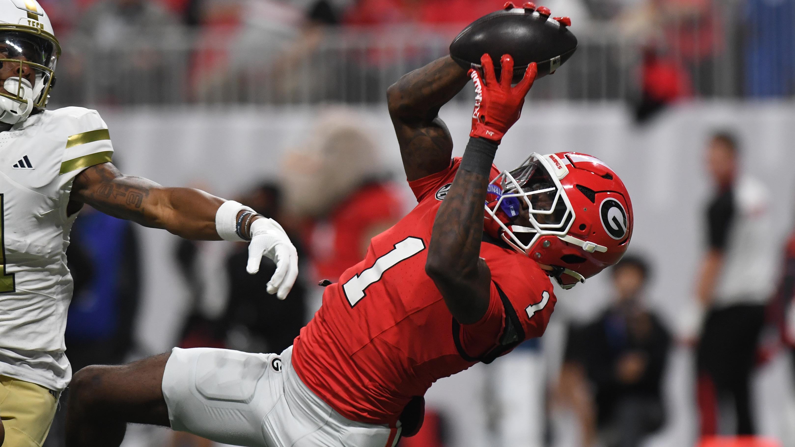 COLLEGE FOOTBALL: NOV 28 Invesco QQQ Atlanta Gridiron Classic Georgia vs Georgia Tech
