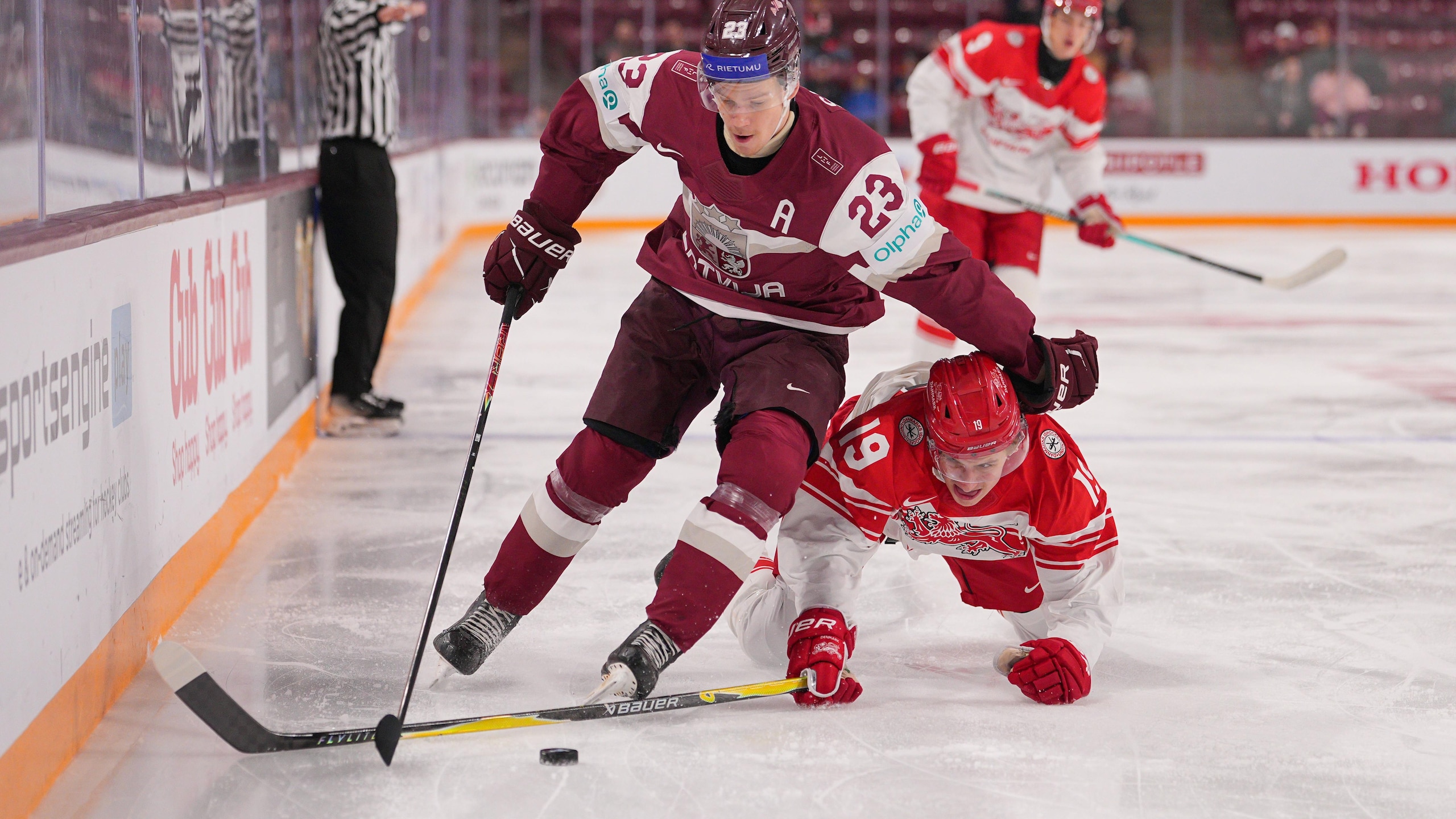 Preliminary Round - Group B, Game 16 Latvia vs Denmark - 2026 IIHF World Junior Championship