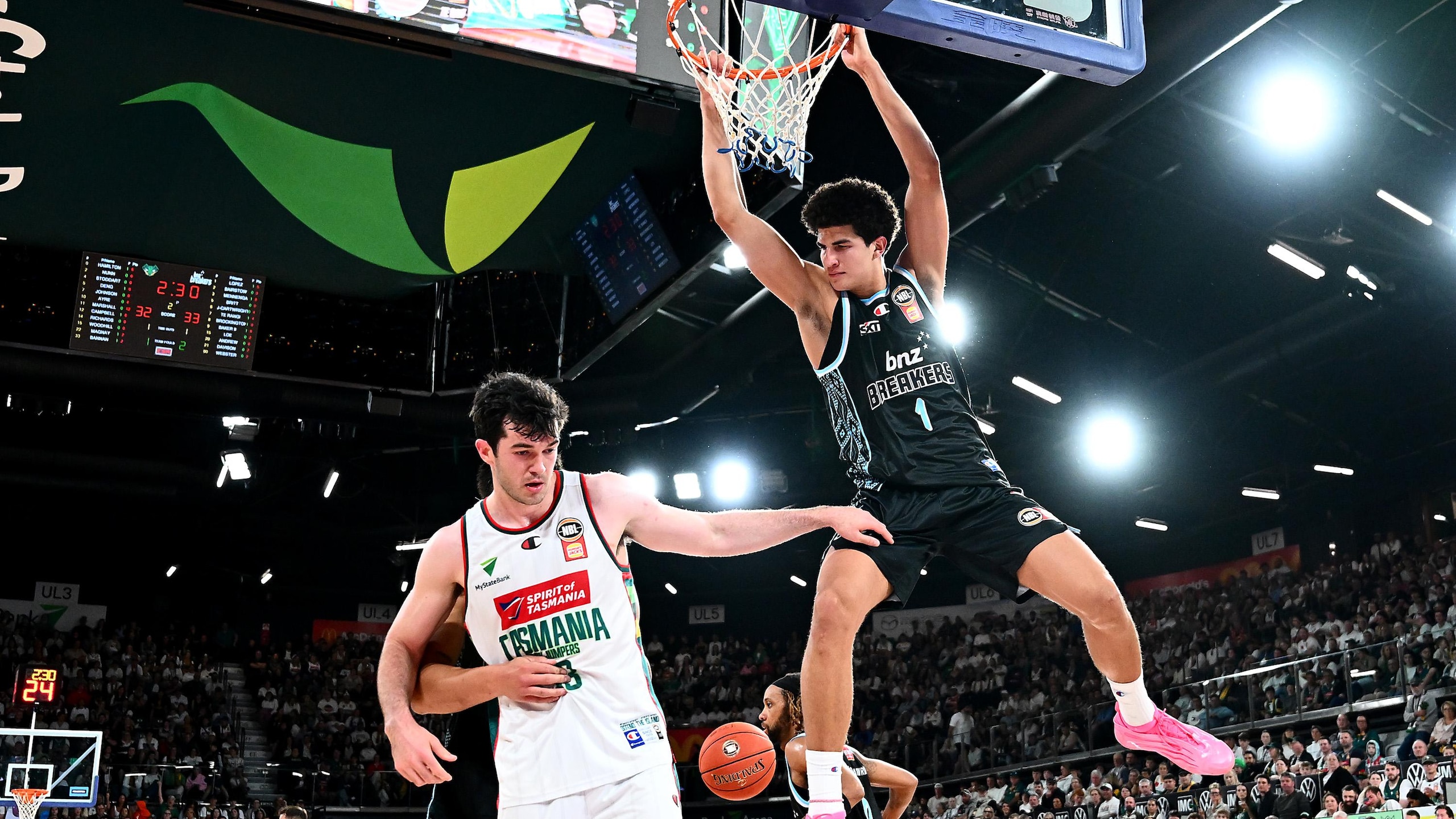 NBL Rd 14 - Tasmania JackJumpers v New Zealand Breakers NBL Rd 14 - Tasmania JackJumpers v New Zealand Breakers