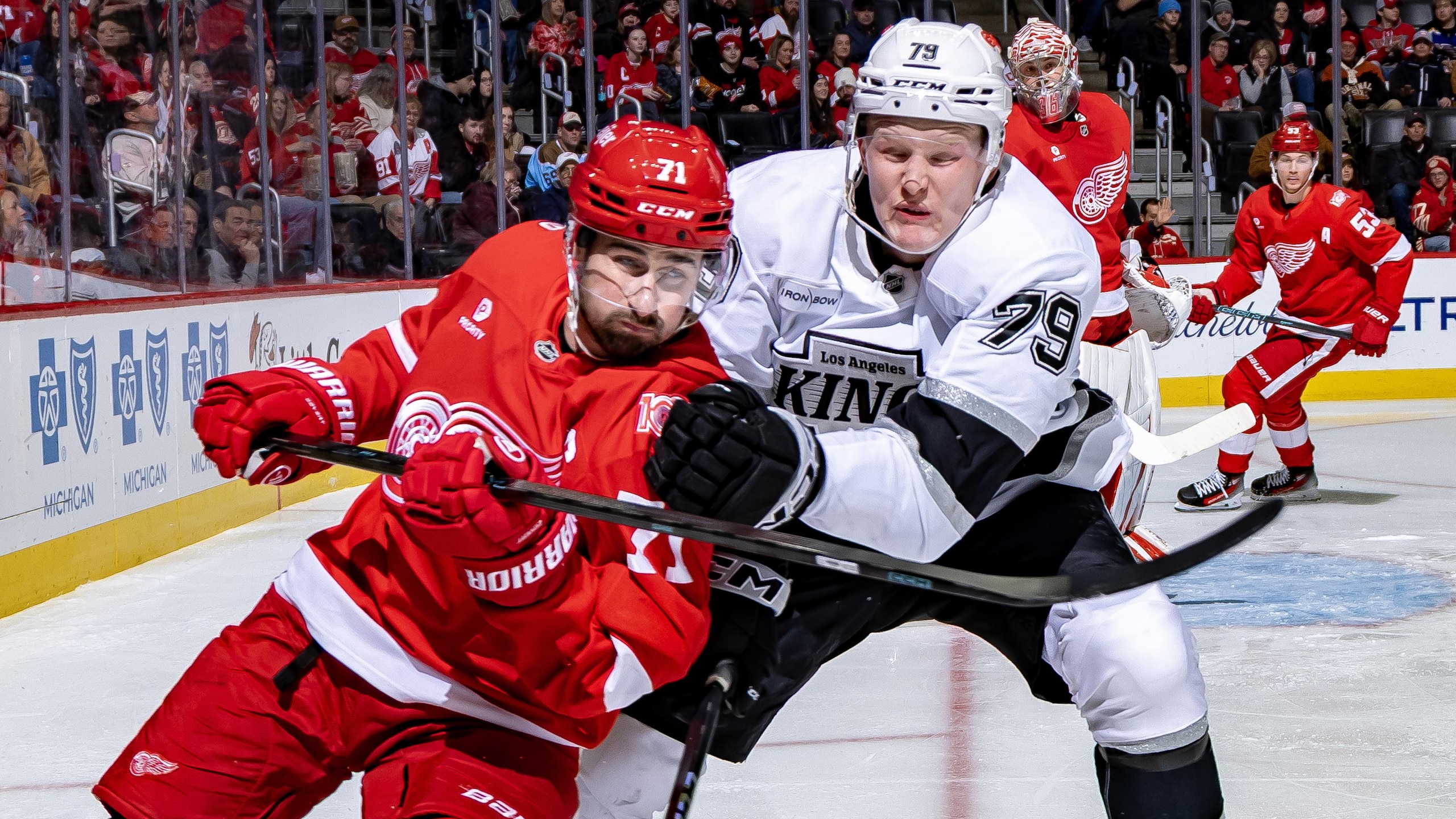 Los Angeles Kings v Detroit Red Wings