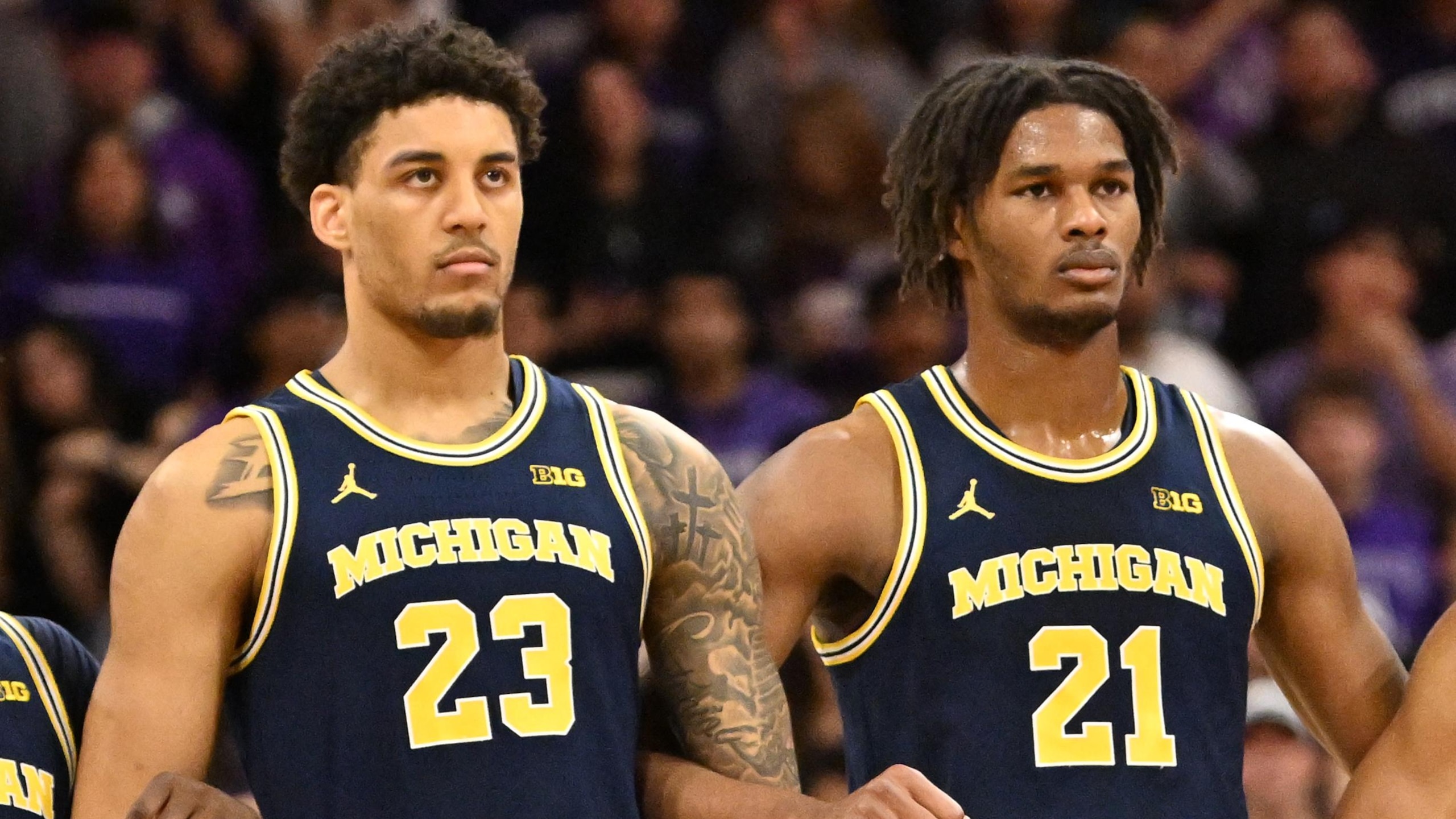 COLLEGE BASKETBALL: FEB 11 Michigan at Northwestern