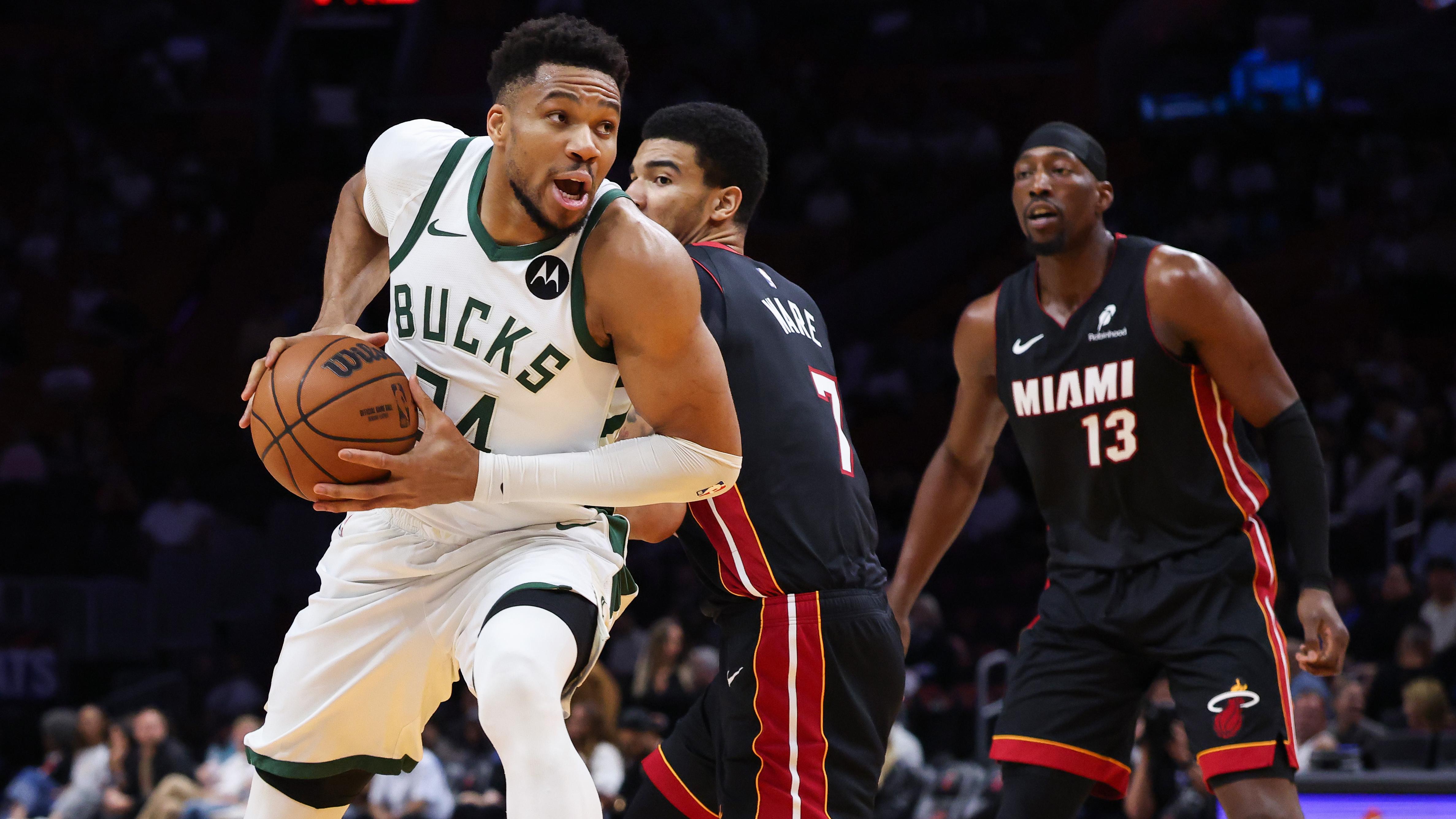 Milwaukee Bucks v Miami Heat