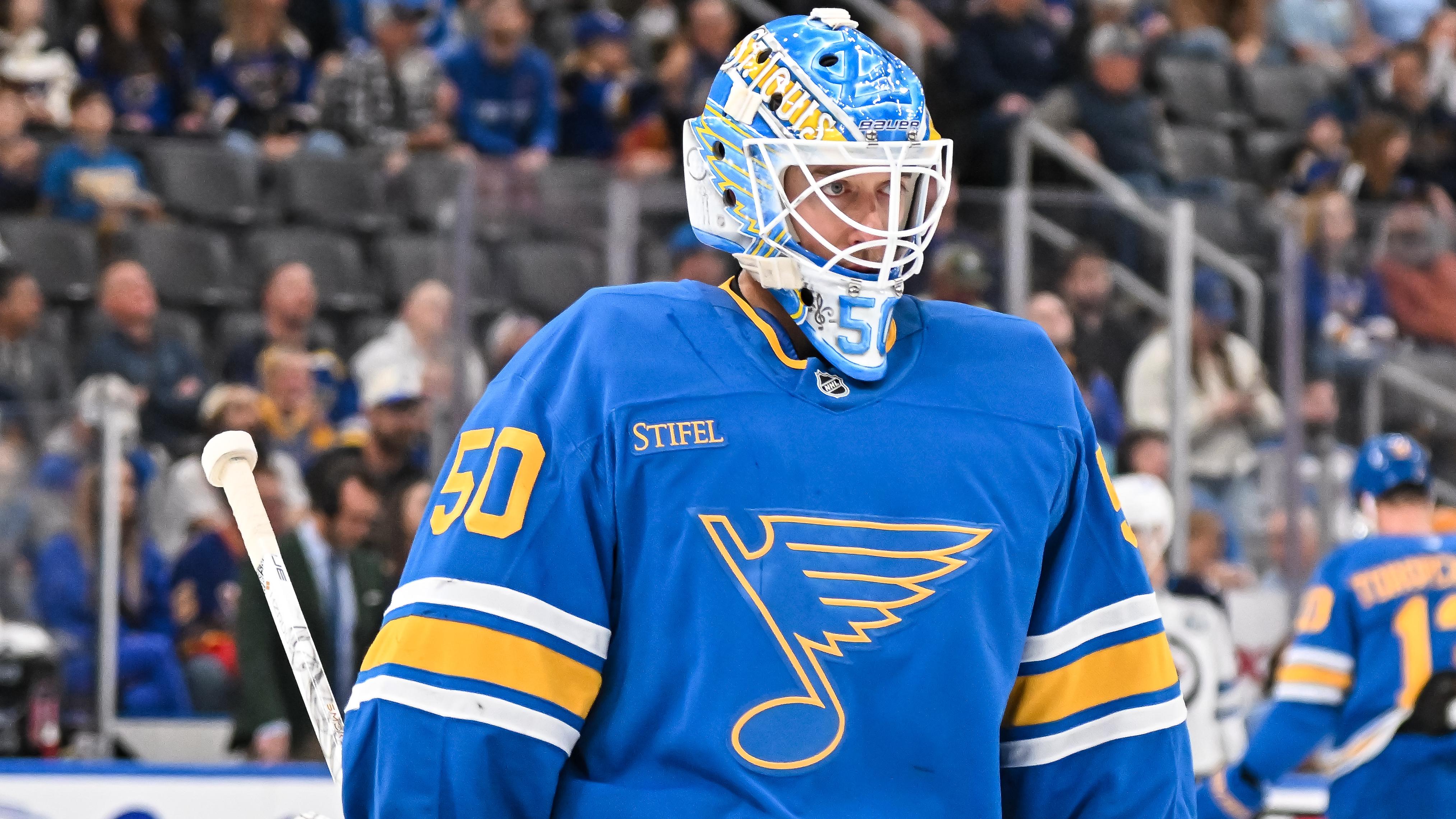 NHL: APR 09 Jets at Blues NHL: APR 09 Jets at Blues