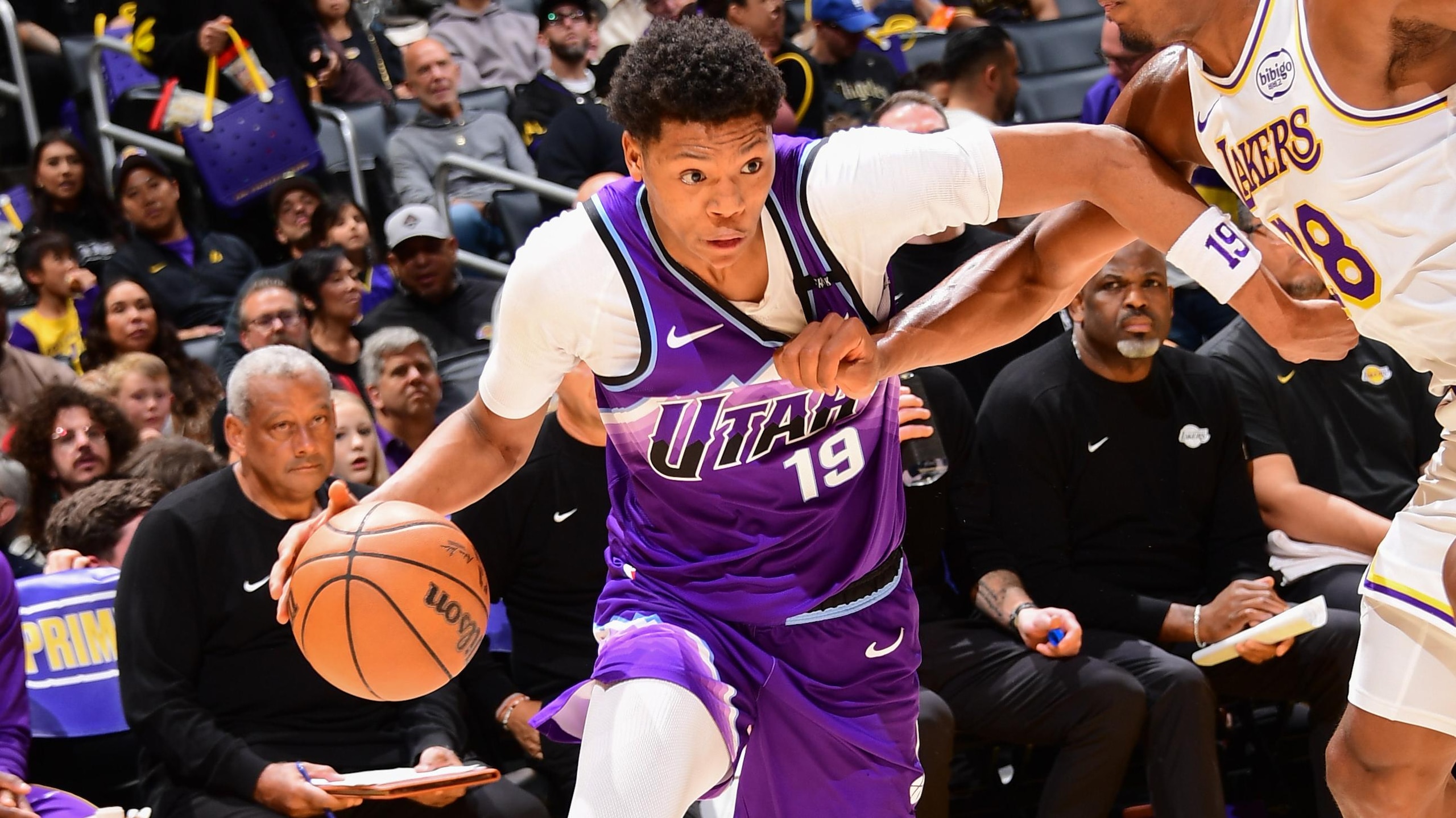 Utah Jazz v Los Angeles Lakers