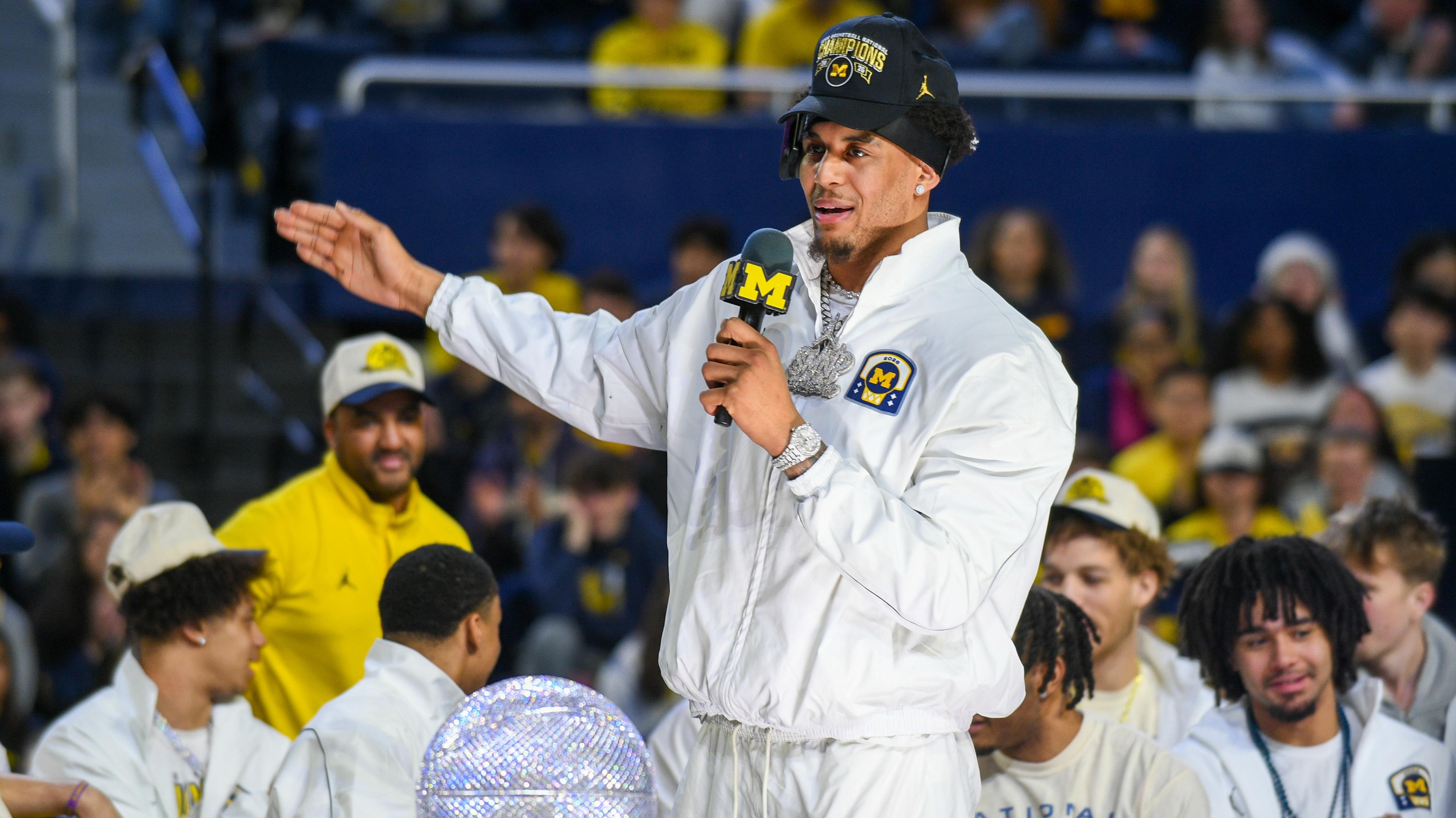 Michigan Men's Basketball Celebrates National Championship