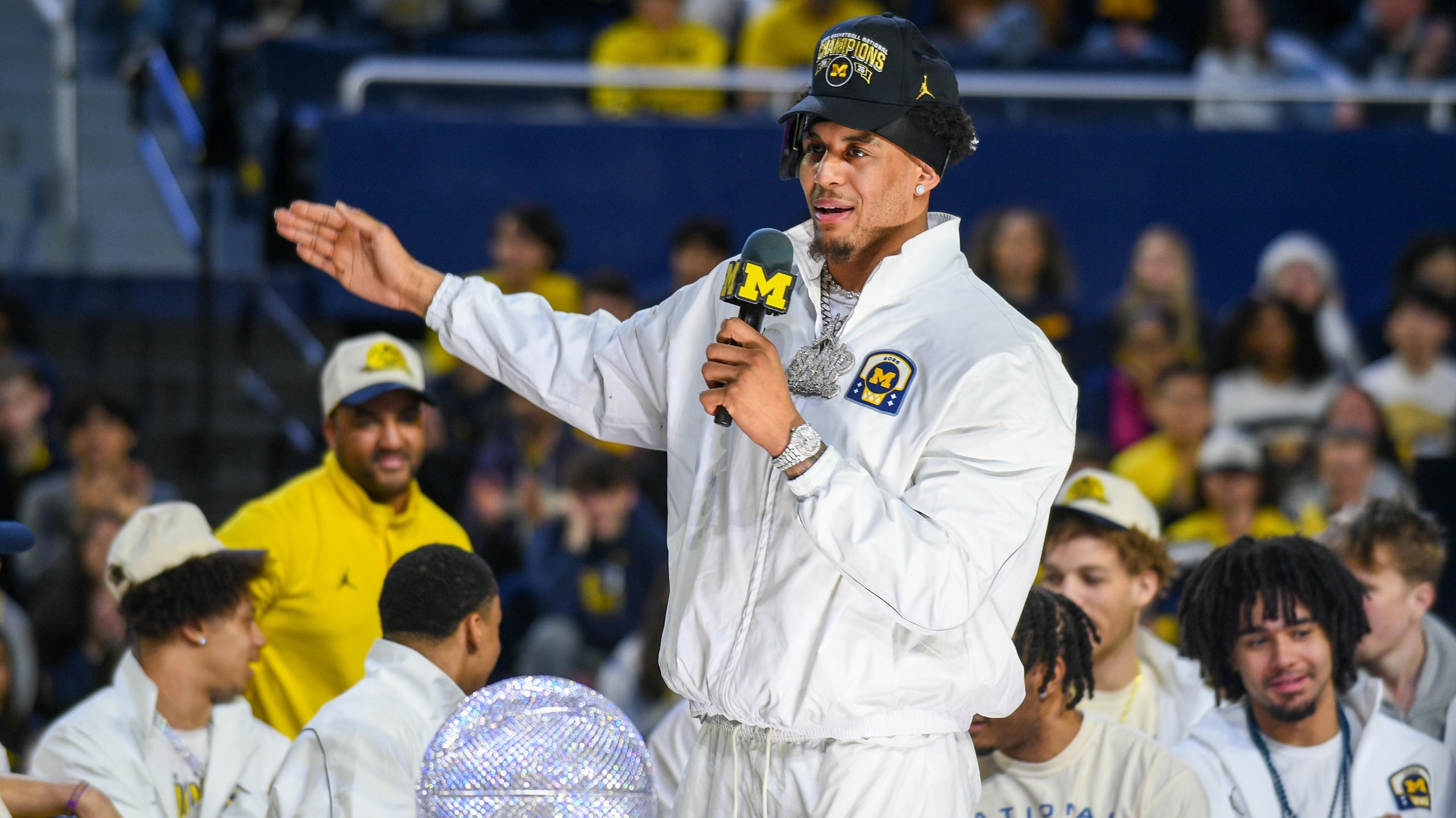 Michigan Men's Basketball Celebrates National Championship