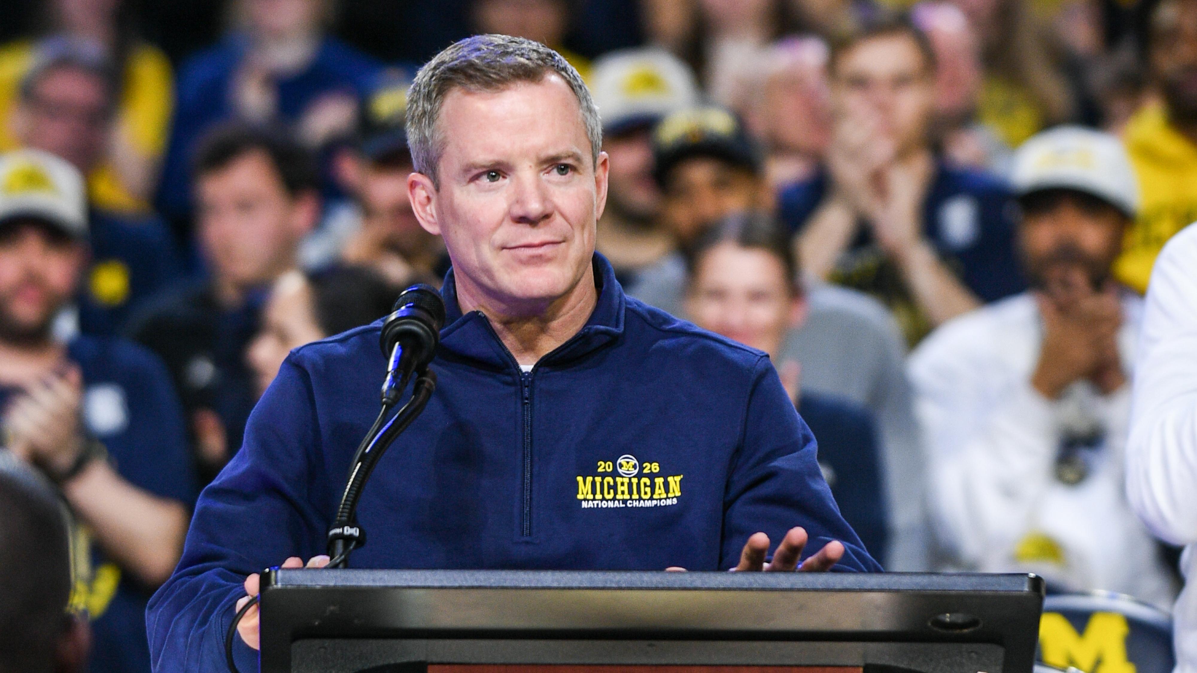 Michigan Men's Basketball Celebrates National Championship