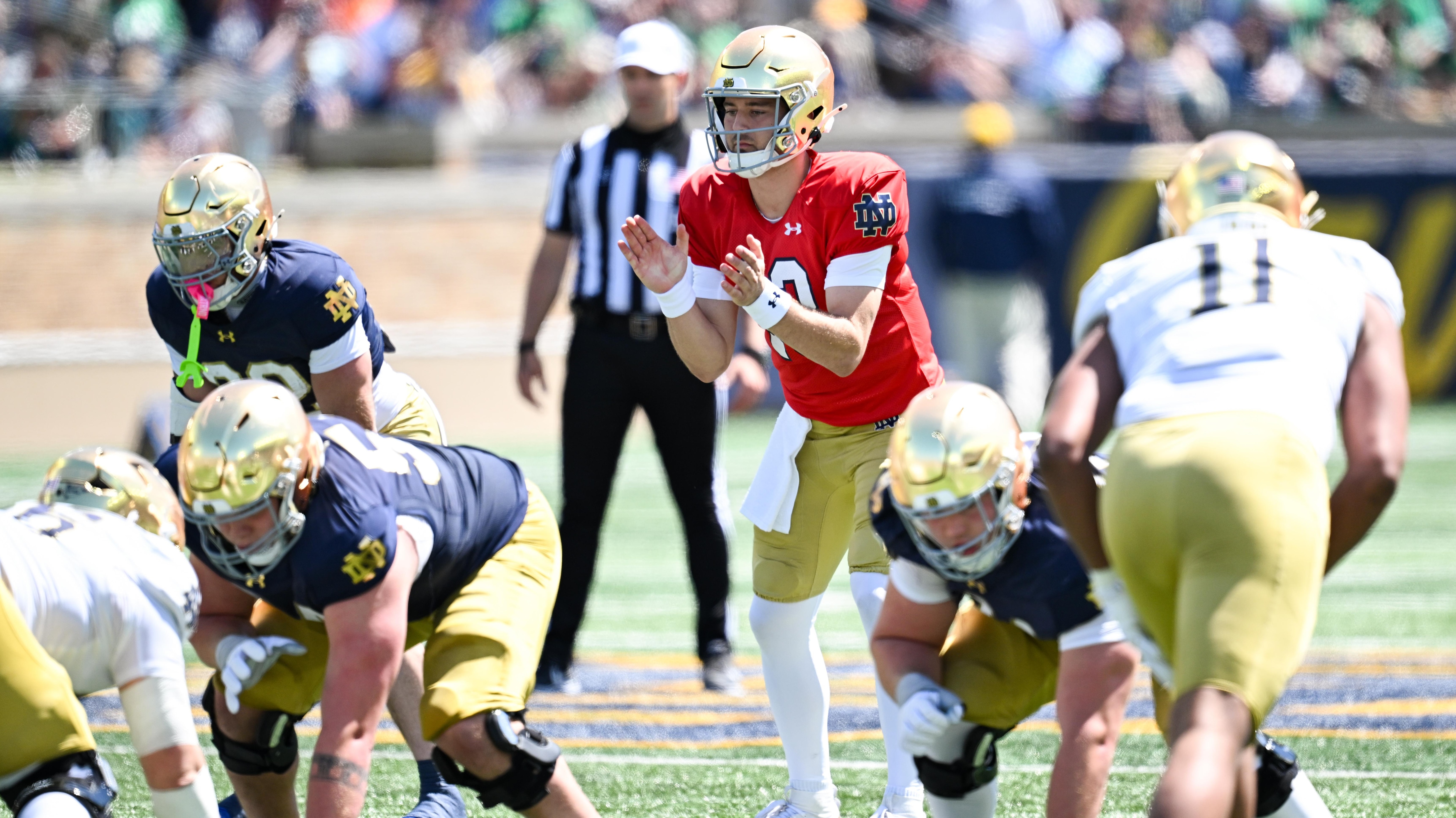 COLLEGE FOOTBALL: APR 25 Notre Dame Spring Game