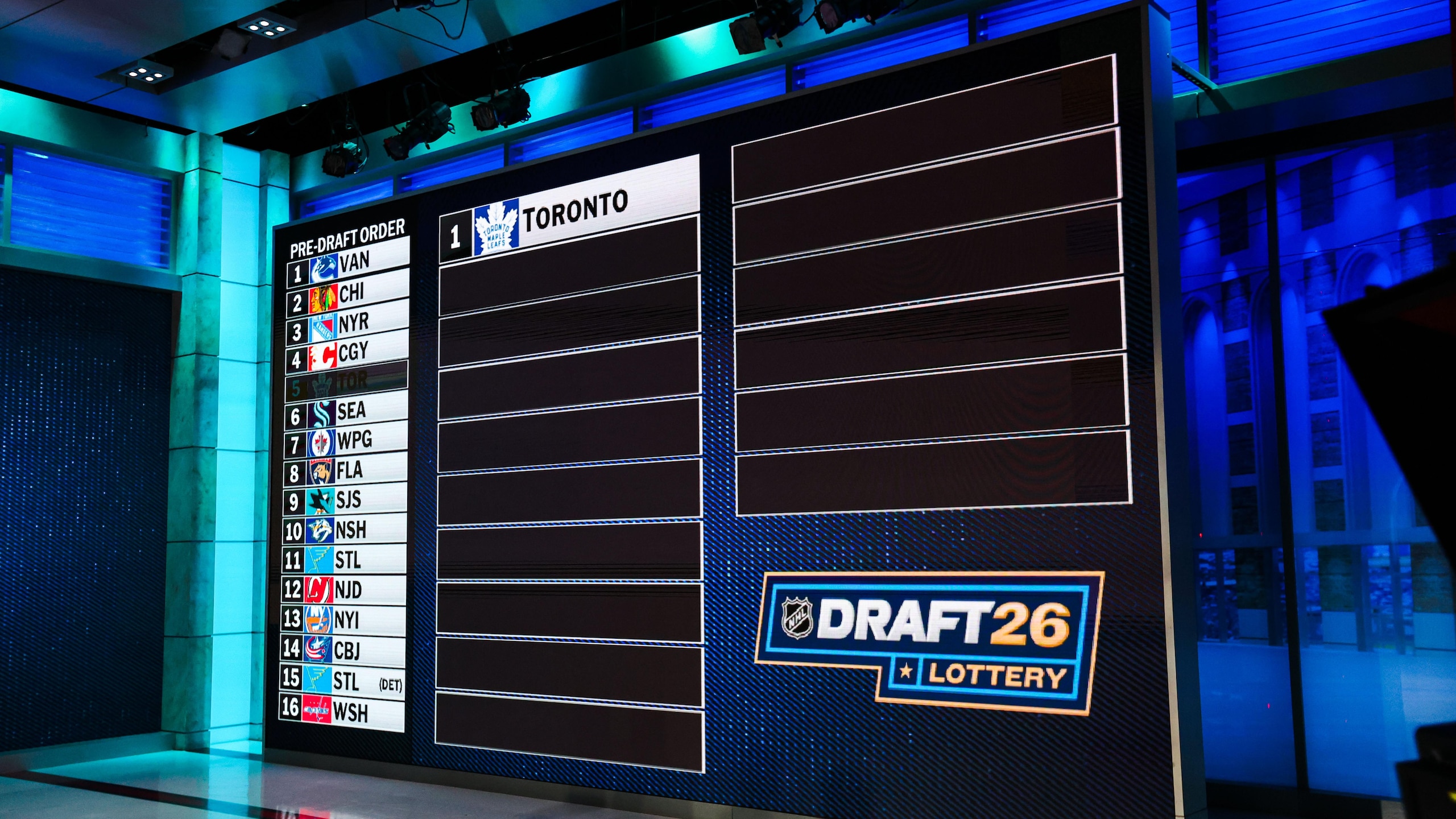 2026 NHL Draft Lottery 2026 NHL Draft Lottery