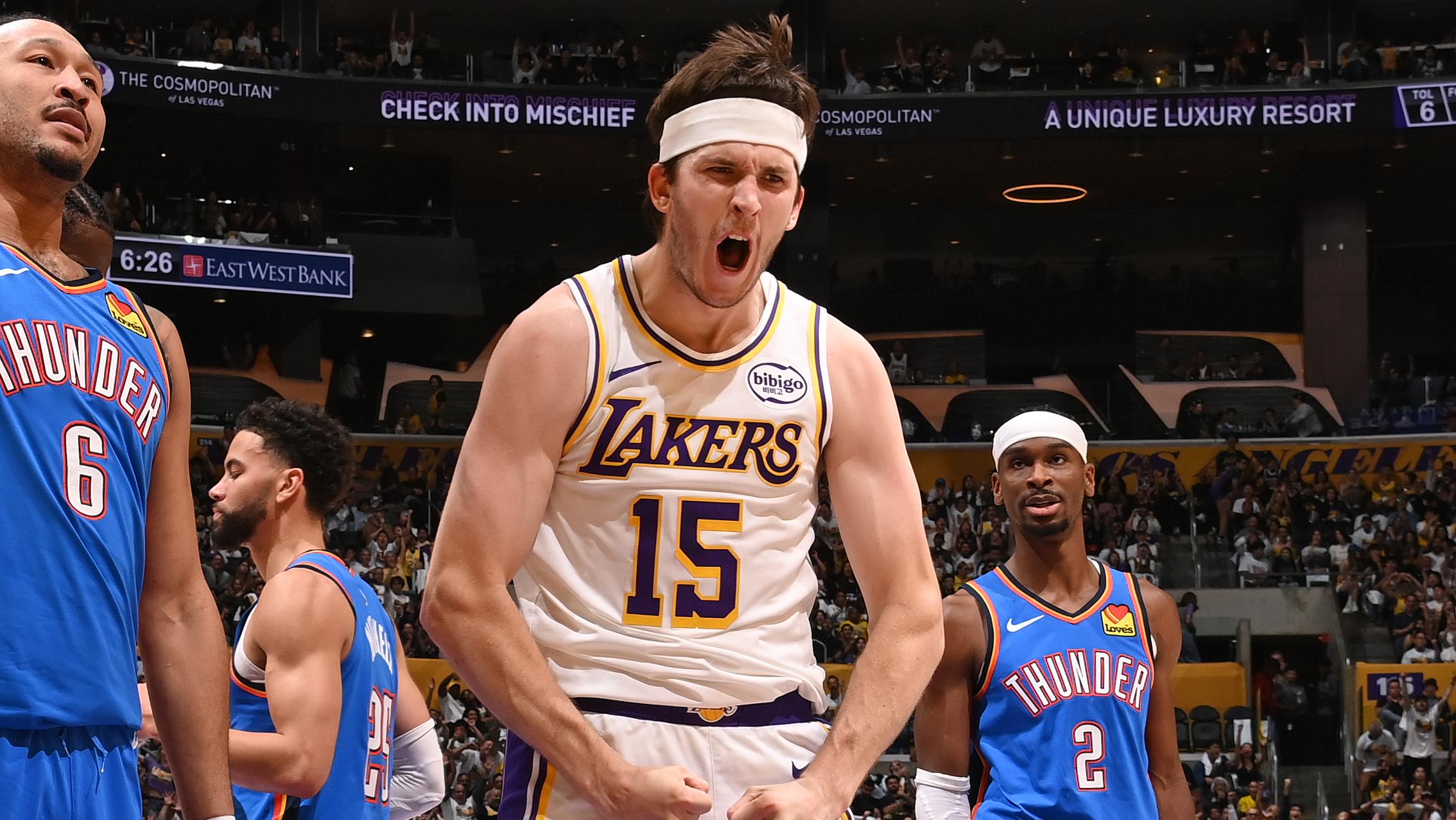 Oklahoma City Thunder v Los Angeles Lakers - Game Three