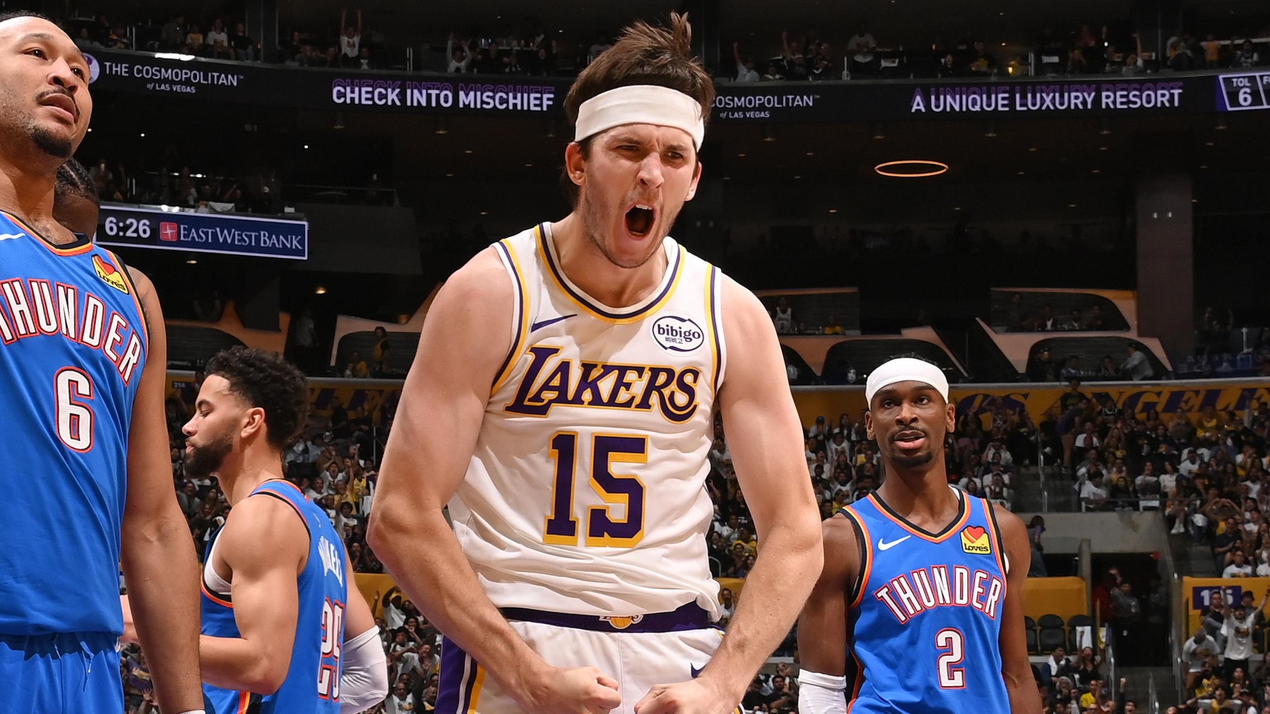 Oklahoma City Thunder v Los Angeles Lakers - Game Three