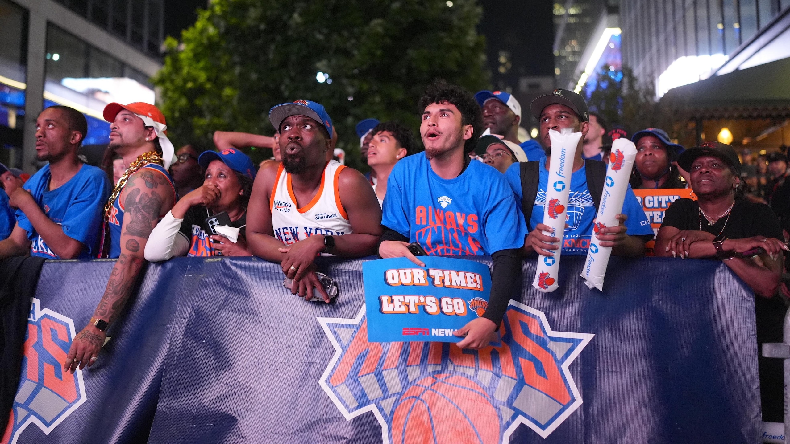 Knicks fans' watch party in New York