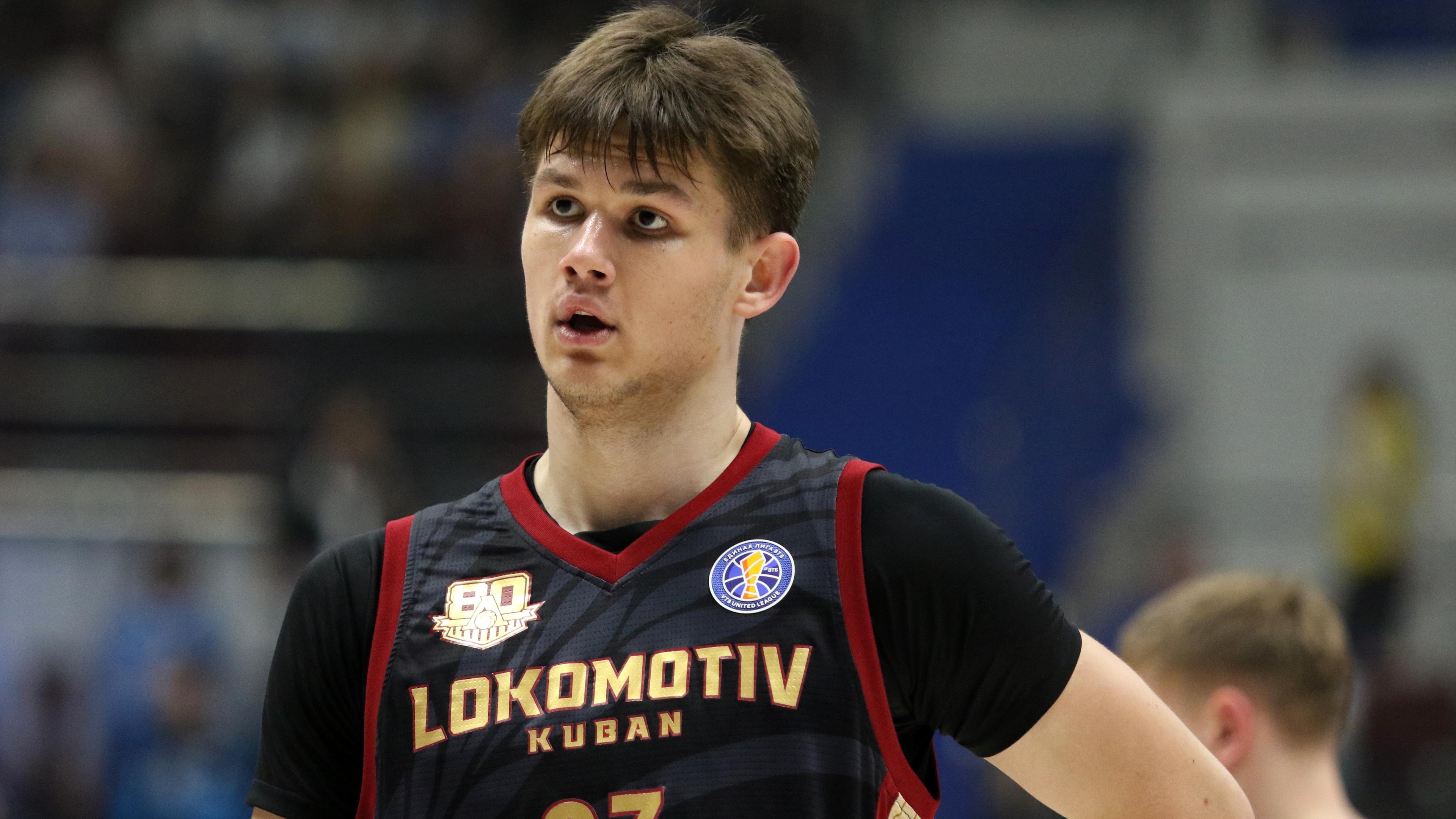 Vsevolod Ishchenko (23) of Lokomotiv Kuban in action during