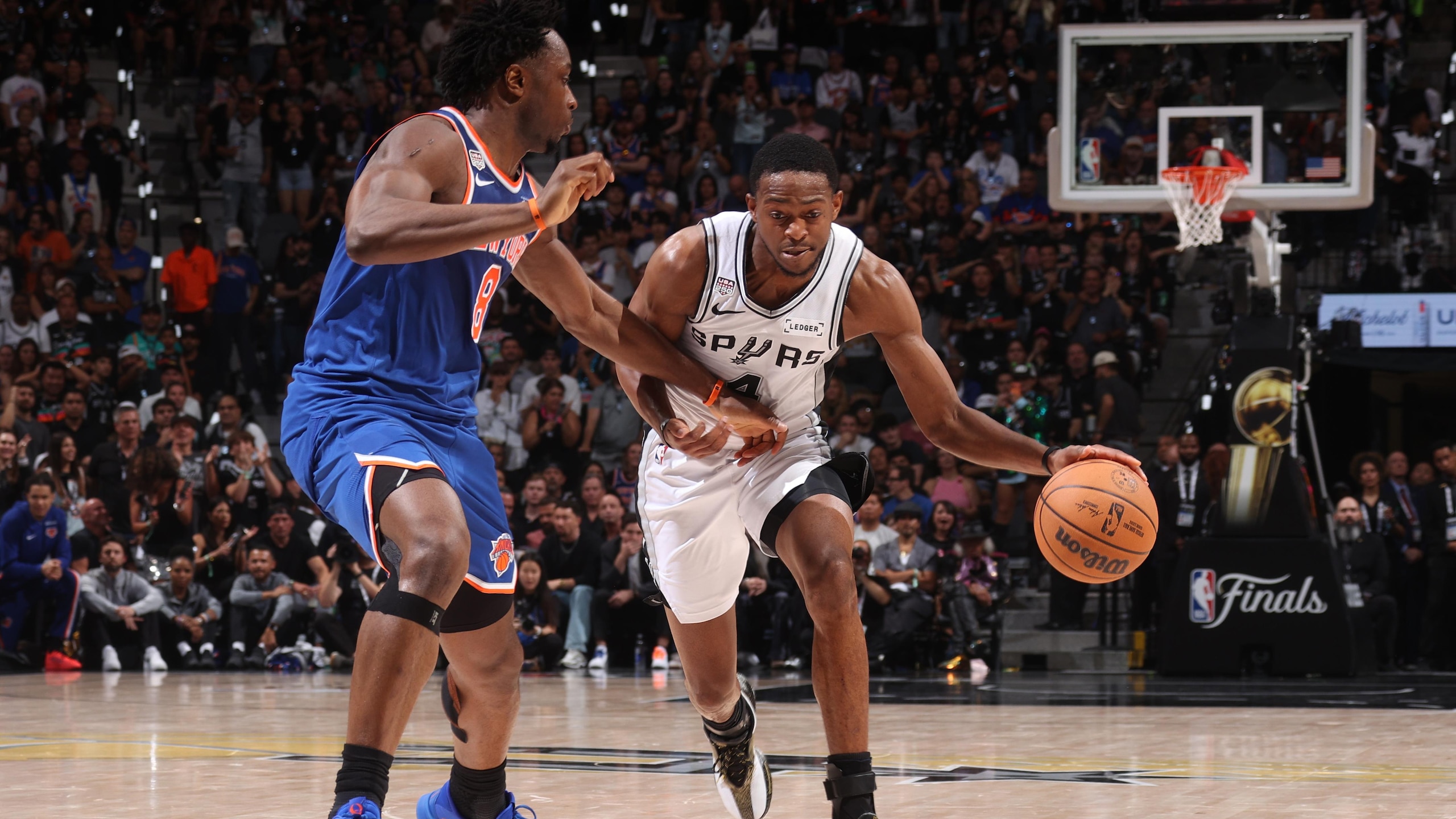 2026 NBA Finals - New York Knicks v San Antonio Spurs