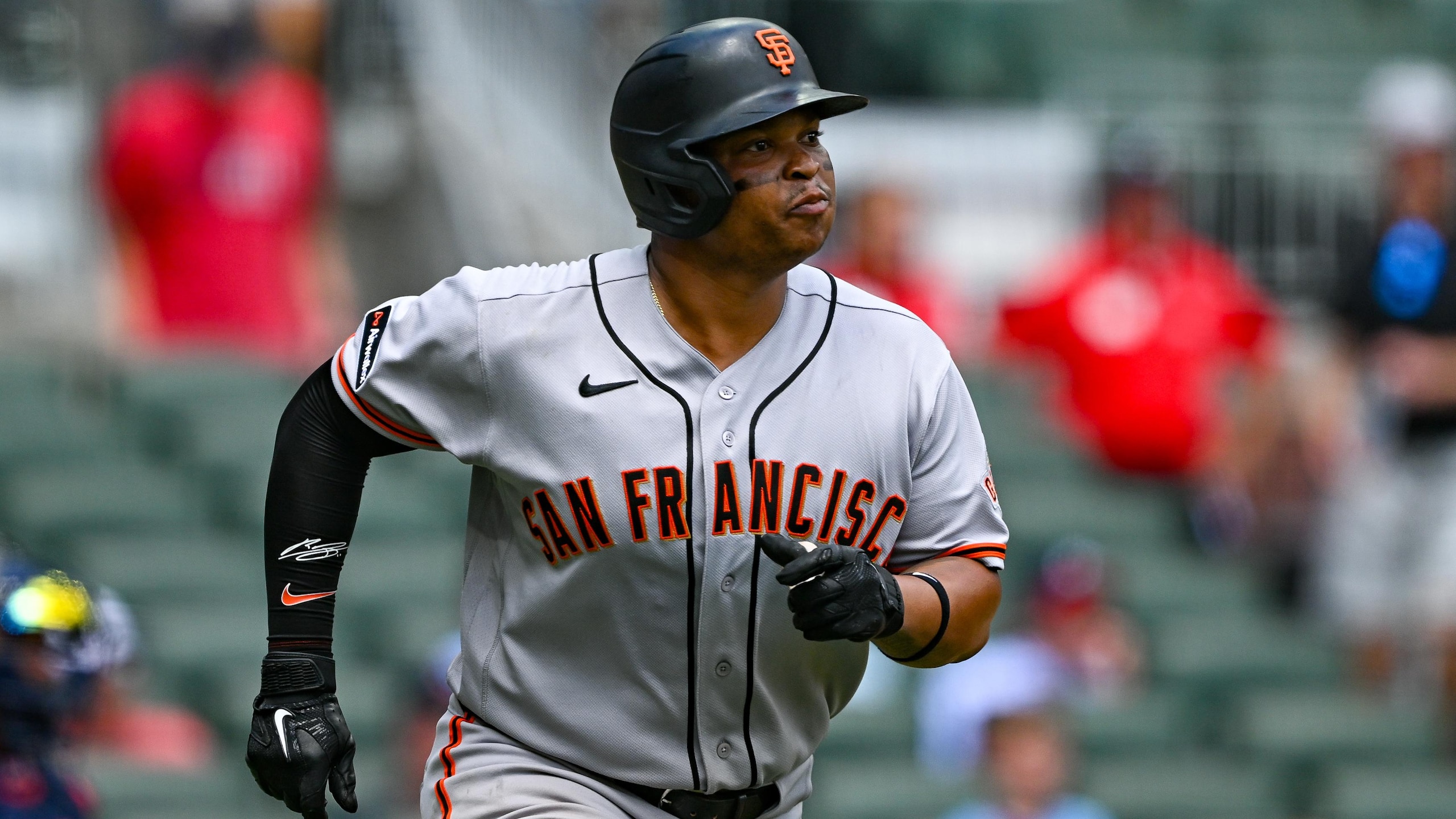 MLB: JUN 17 Giants at Braves (Game One)