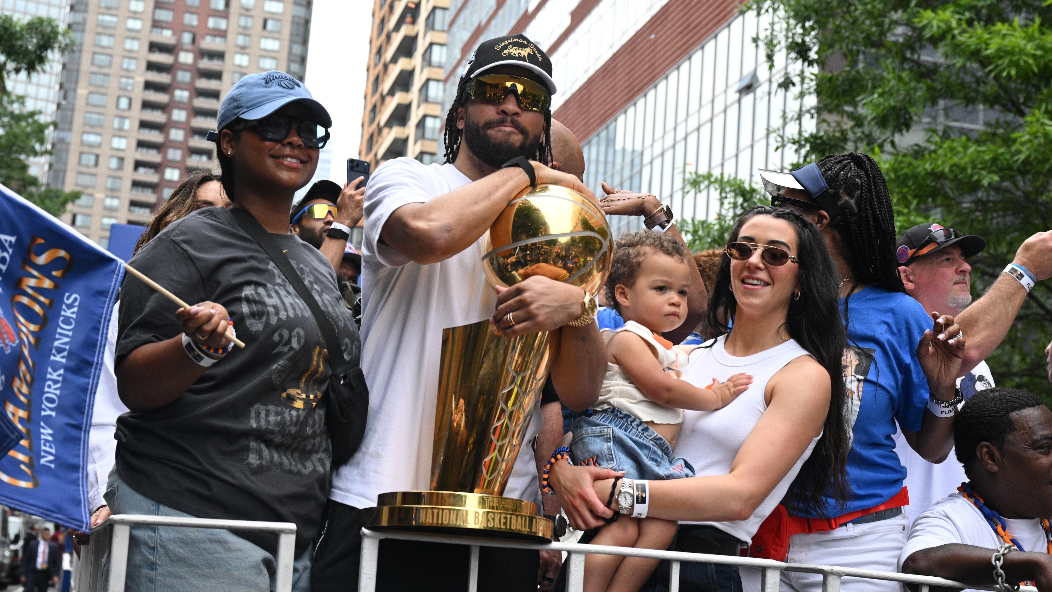 Jalen Brunson Drops Epic Quote on Critics at Knicks' NBA Title Parade in Trending Video