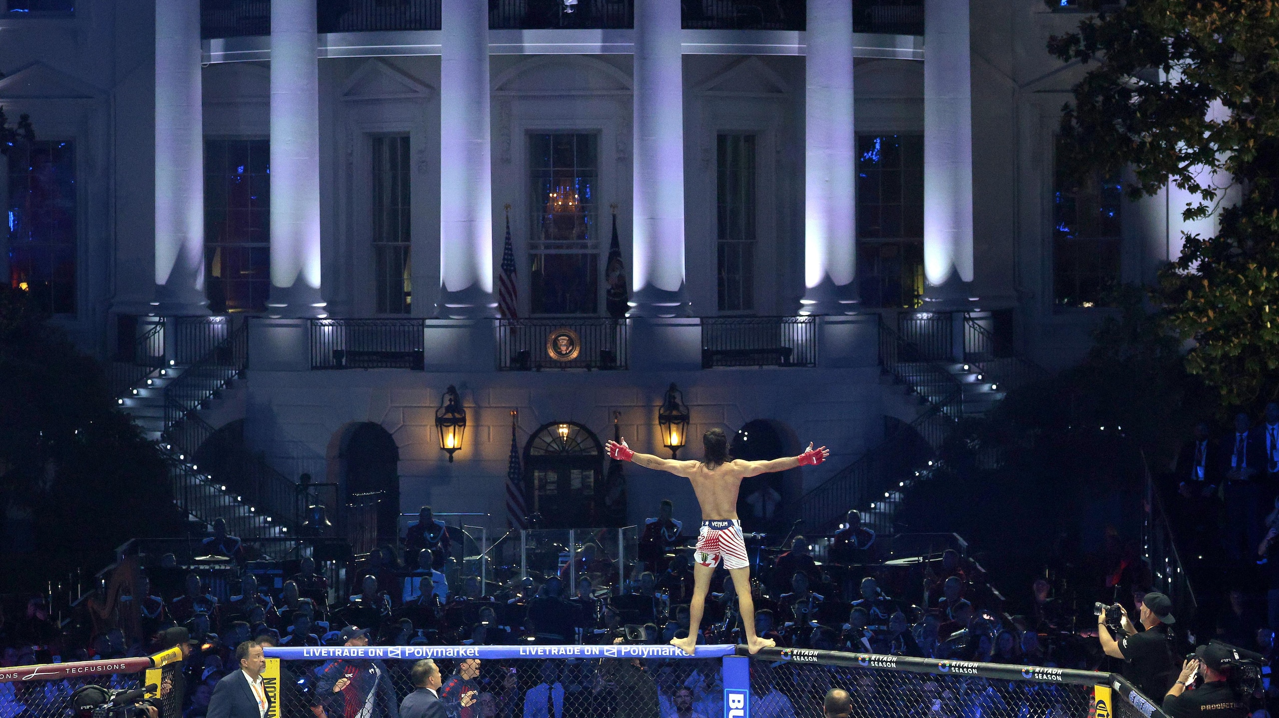 President Trump Hosts UFC Freedom 250 Fight Topuria v Gaethje At The White House