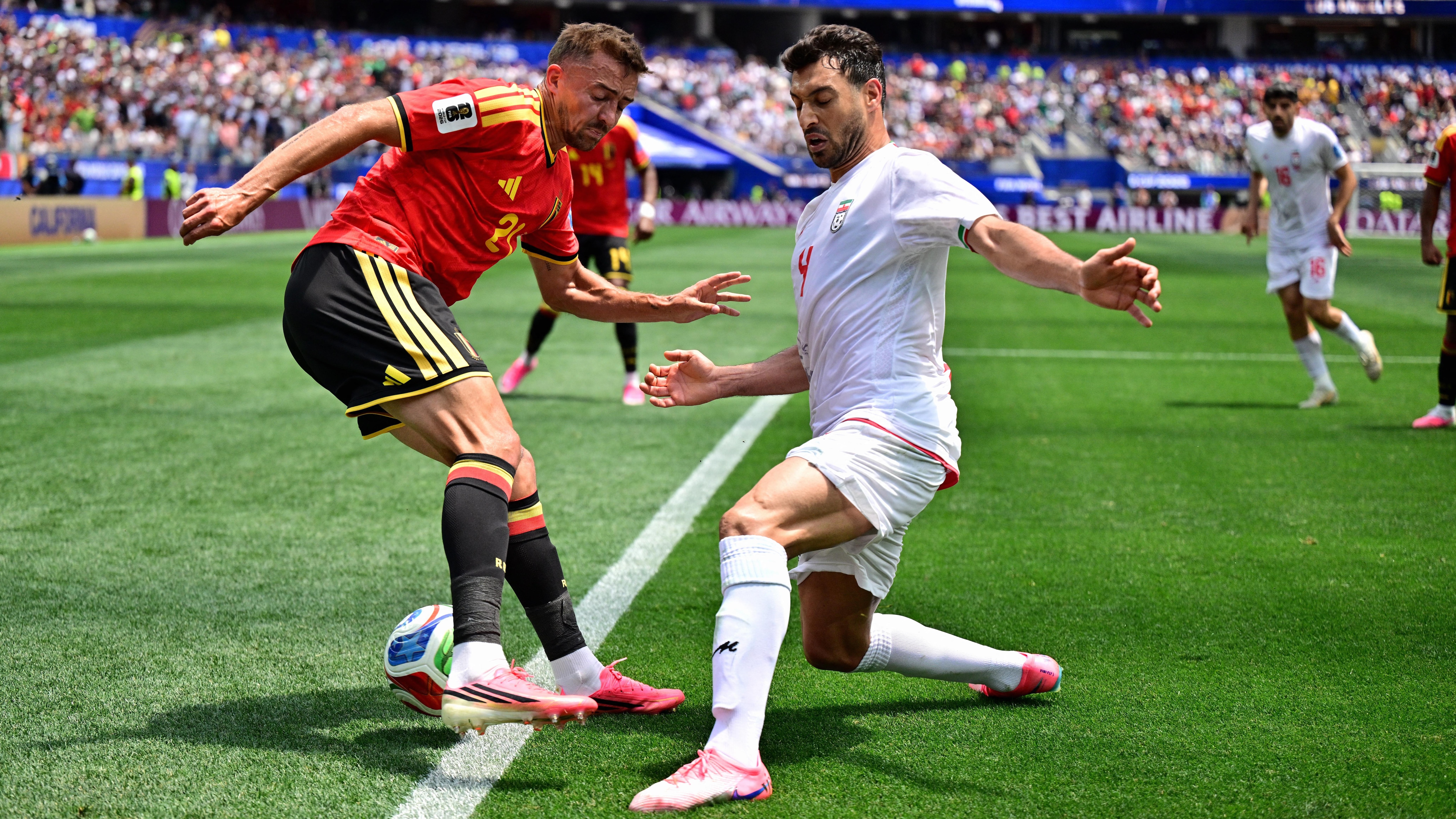 USA WC26 SOCCER D2 BELGIUM RED DEVILS VS IRAN