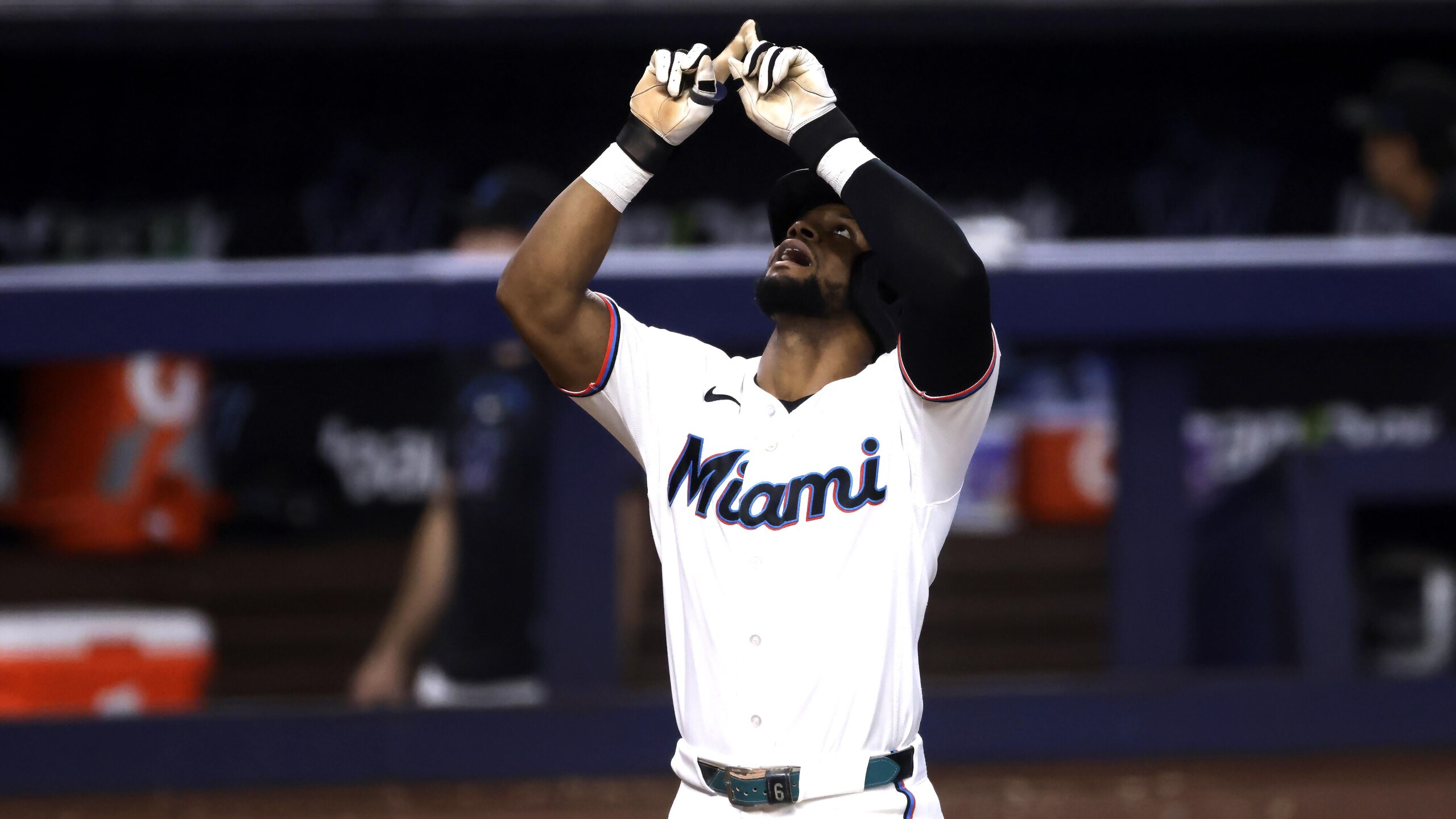 Texas Rangers v Miami Marlins