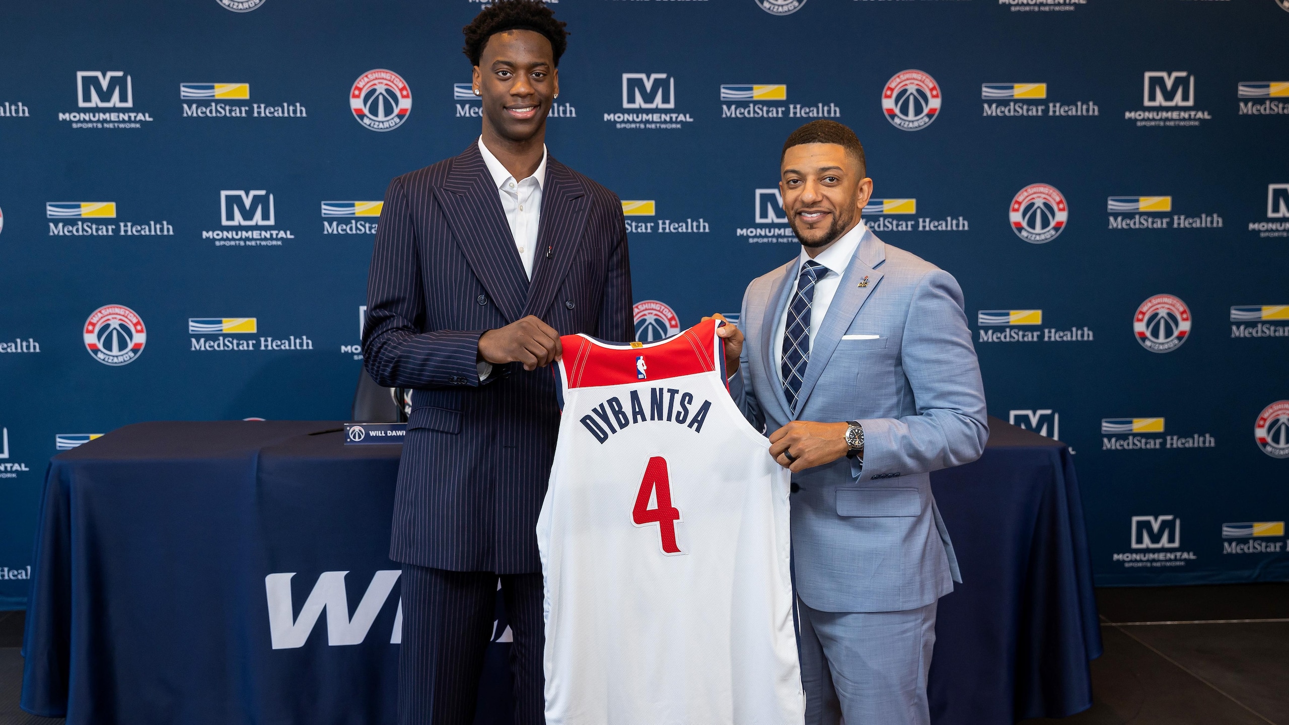Washington Wizards Press Conference Introducing AJ Dybantsa
