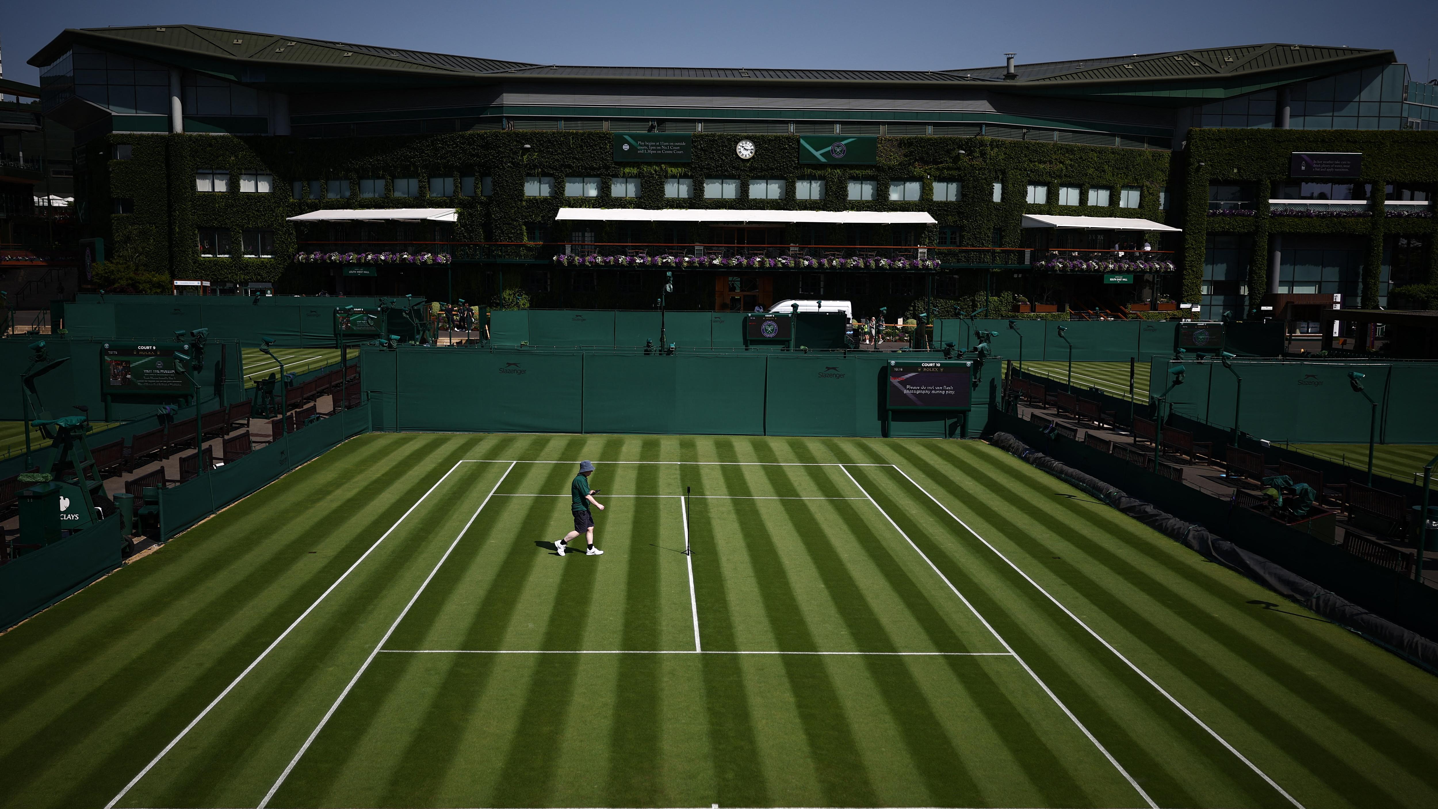 TENNIS-GBR-WIMBLEDON-HEATWAVE