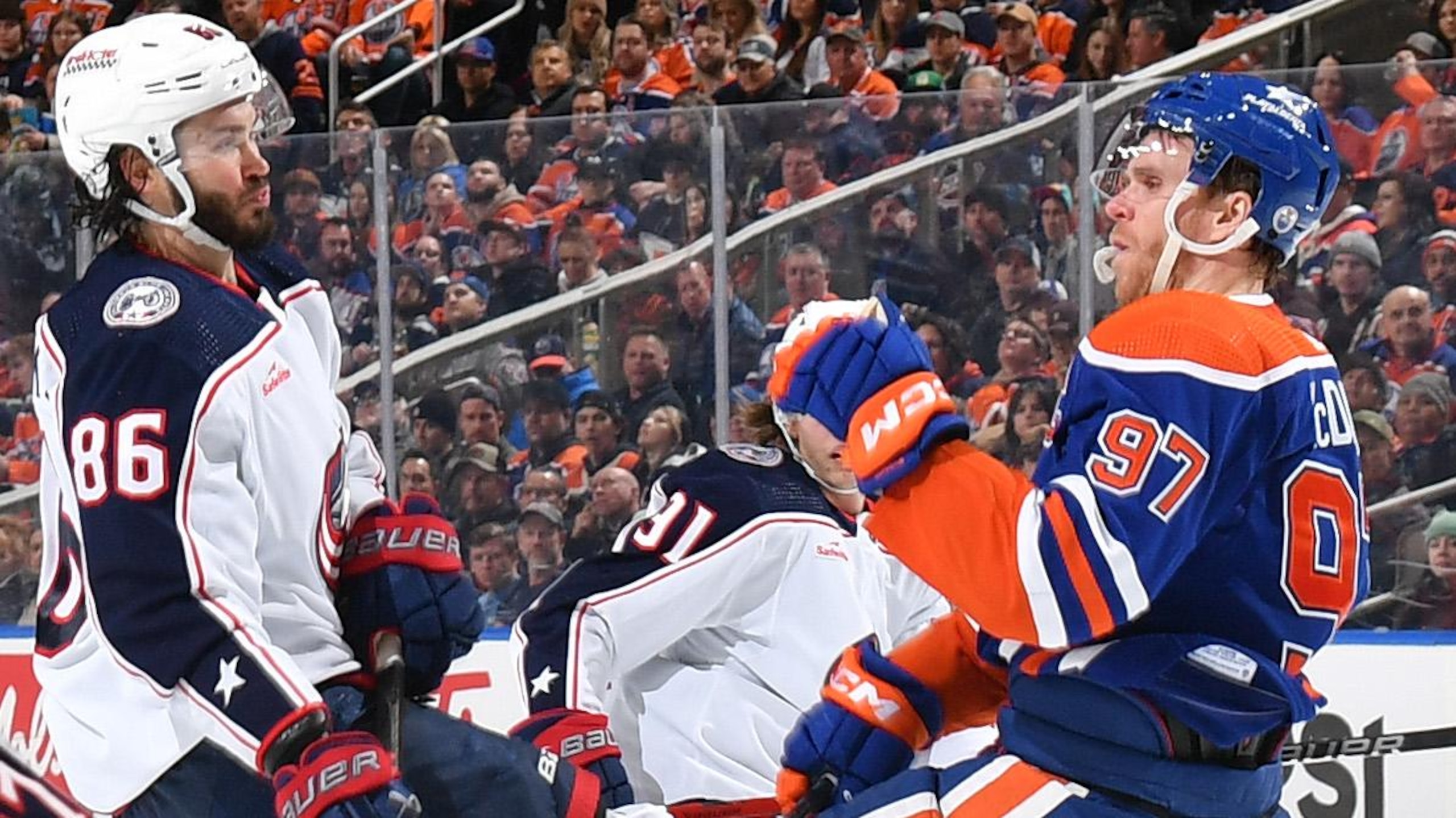 Columbus Blue Jackets v Edmonton Oilers