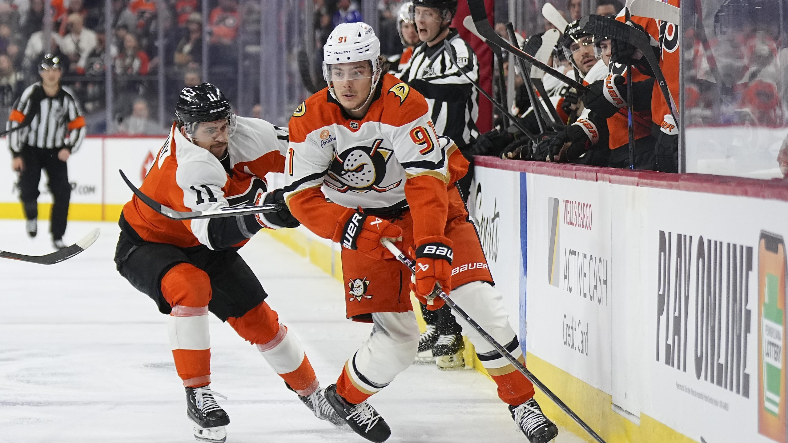 Anaheim Ducks v Philadelphia Flyers