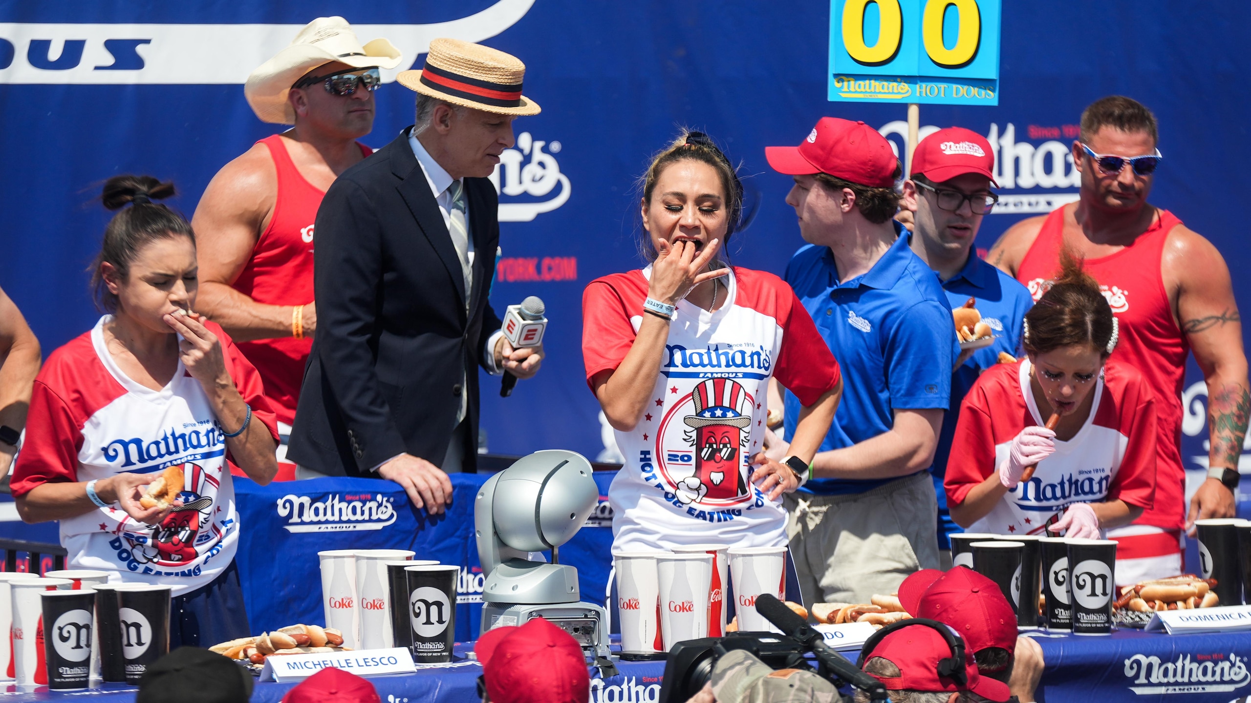 Miki Sudo wins her 11th Nathan's Hot Dog Eating Contest title Miki Sudo wins her 11th Nathan's Hot Dog Eating Contest title
