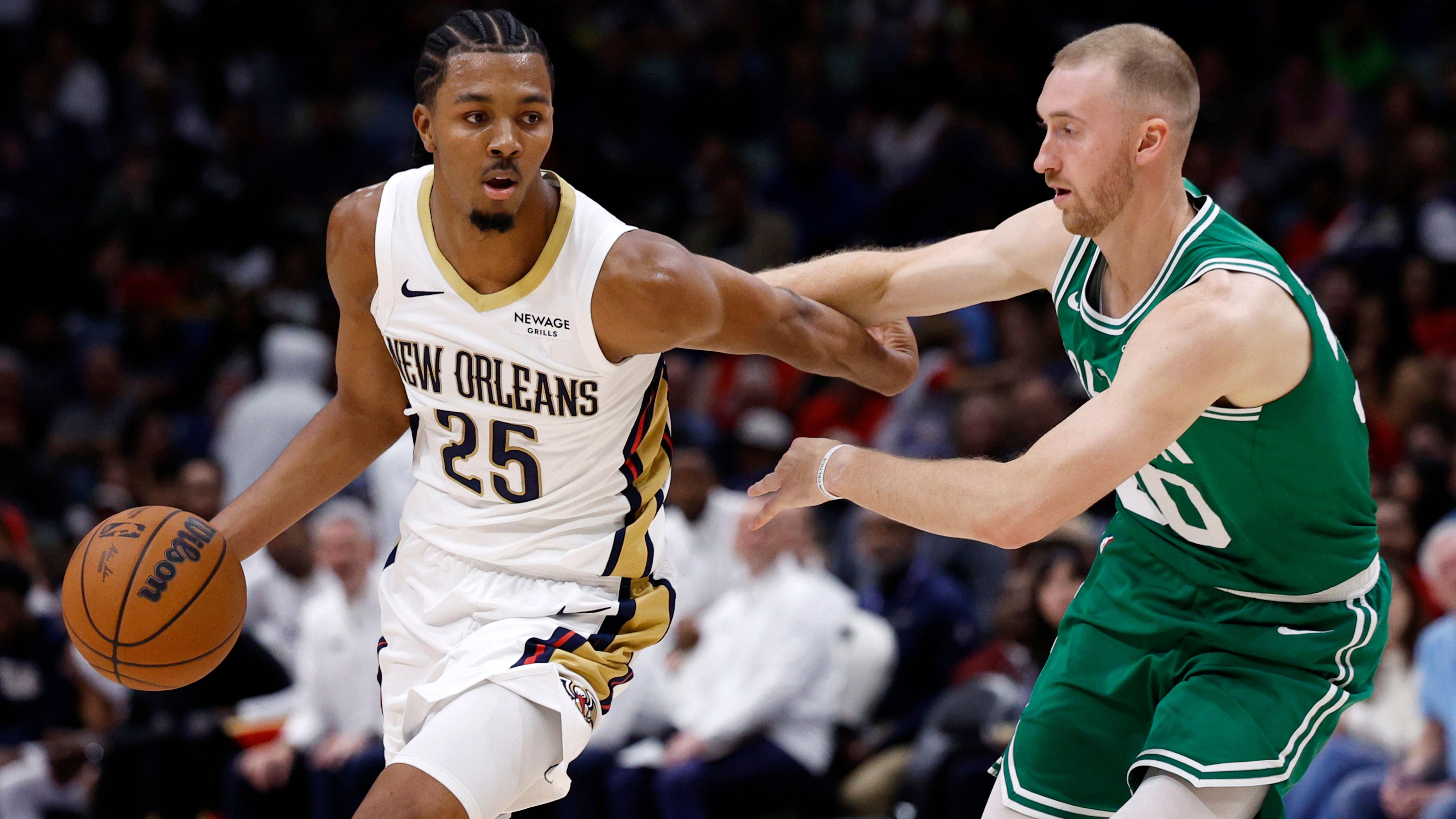 Boston Celtics v New Orleans Pelicans Boston Celtics v New Orleans Pelicans