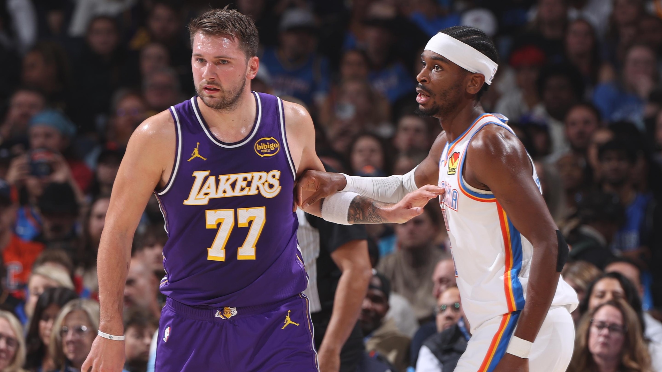 Los Angeles Lakers v Oklahoma City Thunder Los Angeles Lakers v Oklahoma City Thunder