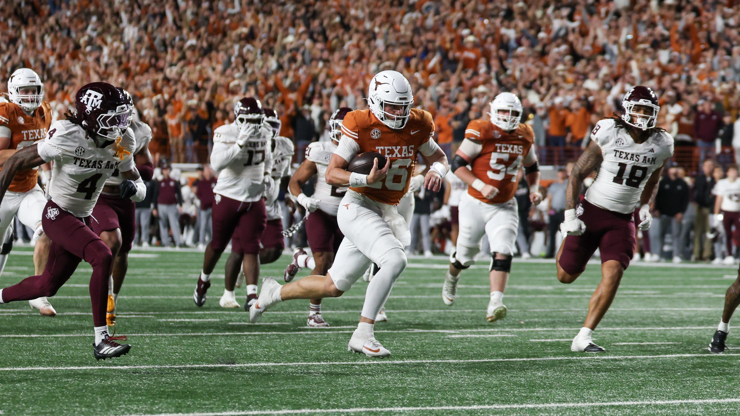 COLLEGE FOOTBALL: NOV 28 Texas A&M at Texas
