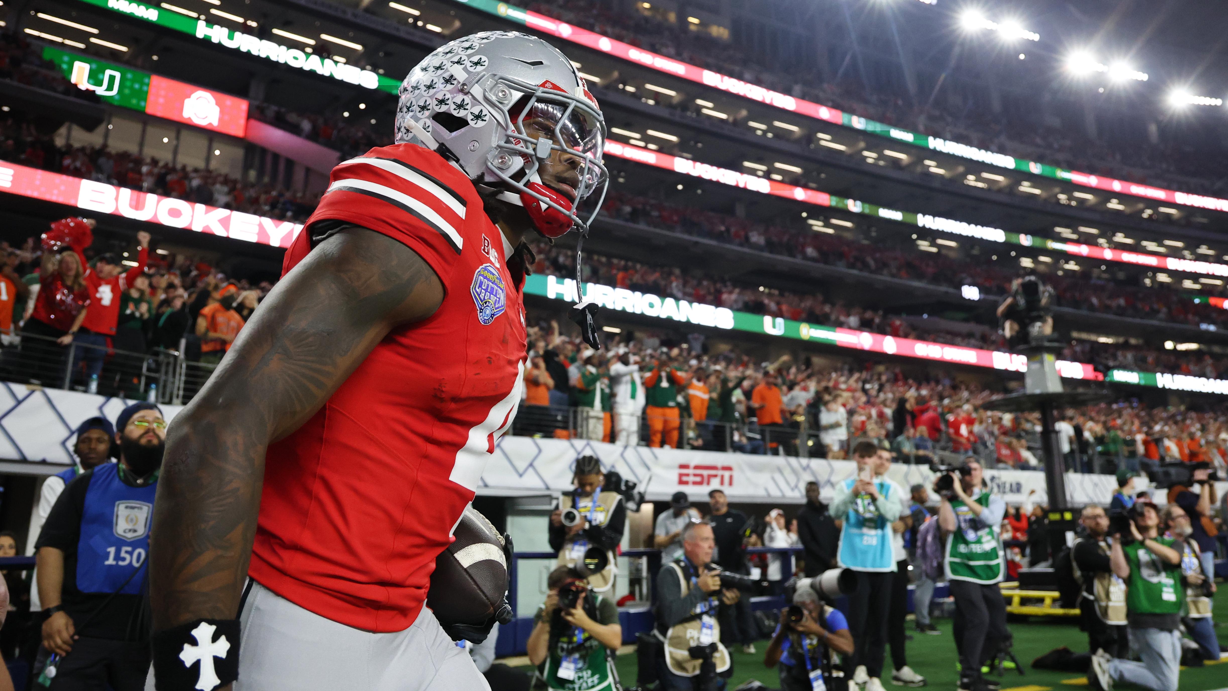 College Football Playoff Quarterfinal - Goodyear Cotton Bowl Classic: Miami v Ohio State College Football Playoff Quarterfinal - Goodyear Cotton Bowl Classic: Miami v Ohio State