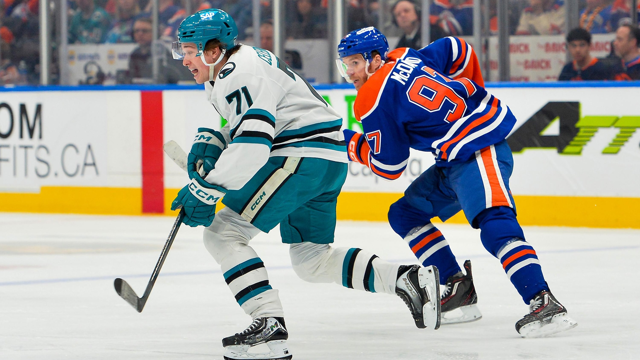 San Jose Sharks v Edmonton Oilers