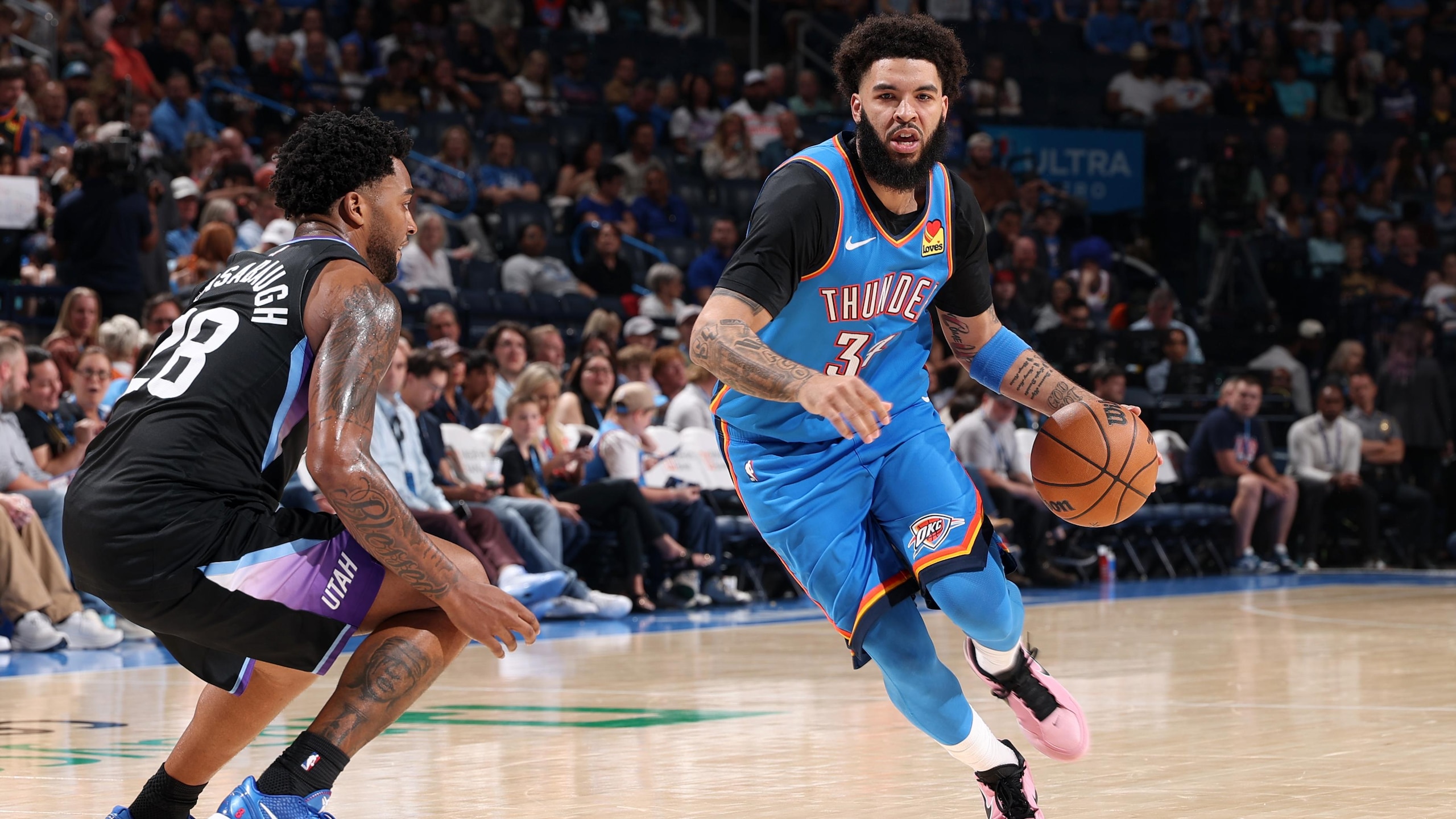 Utah Jazz v Oklahoma City Thunder