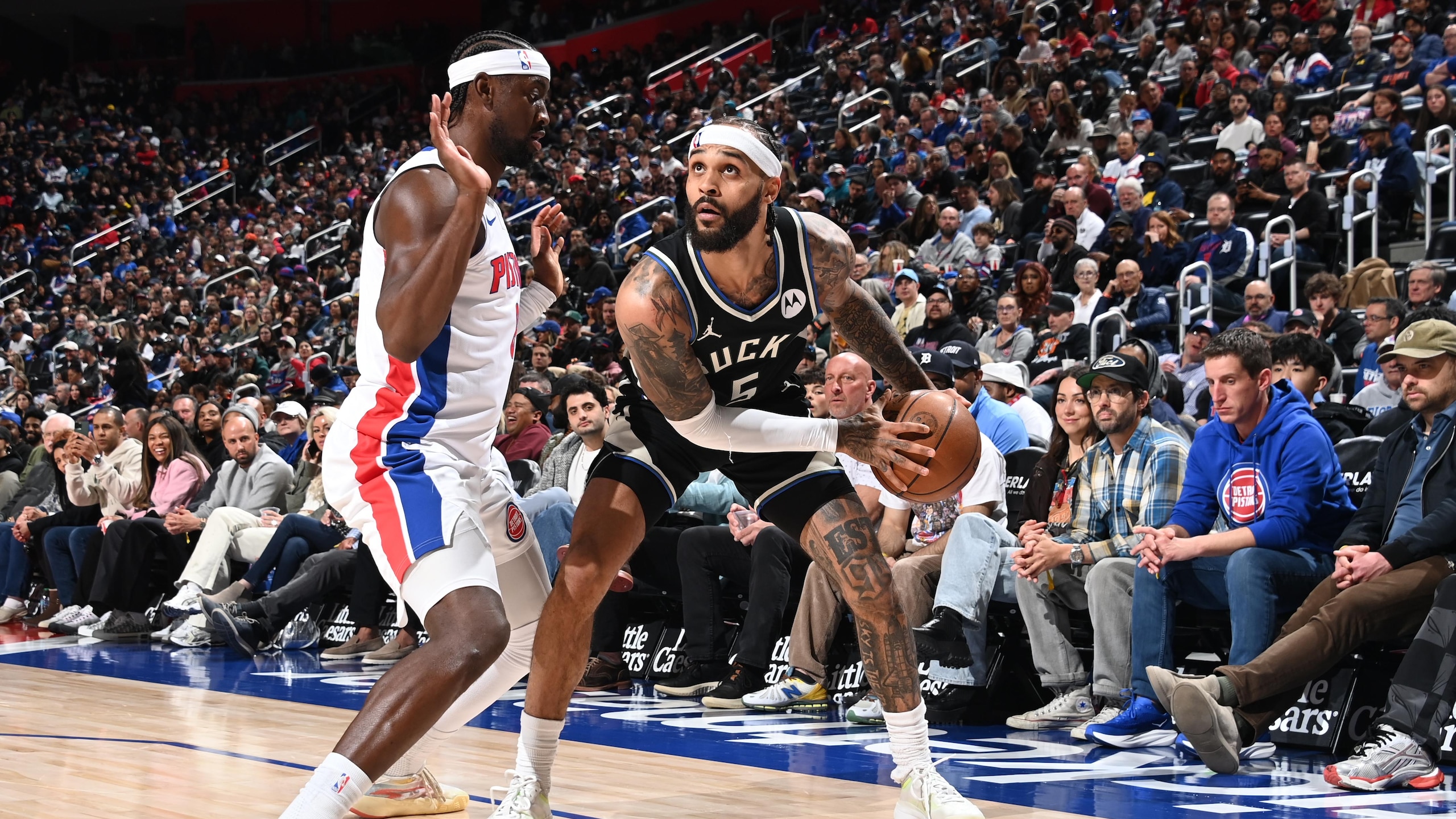 Milwaukee Bucks v Detroit Pistons
