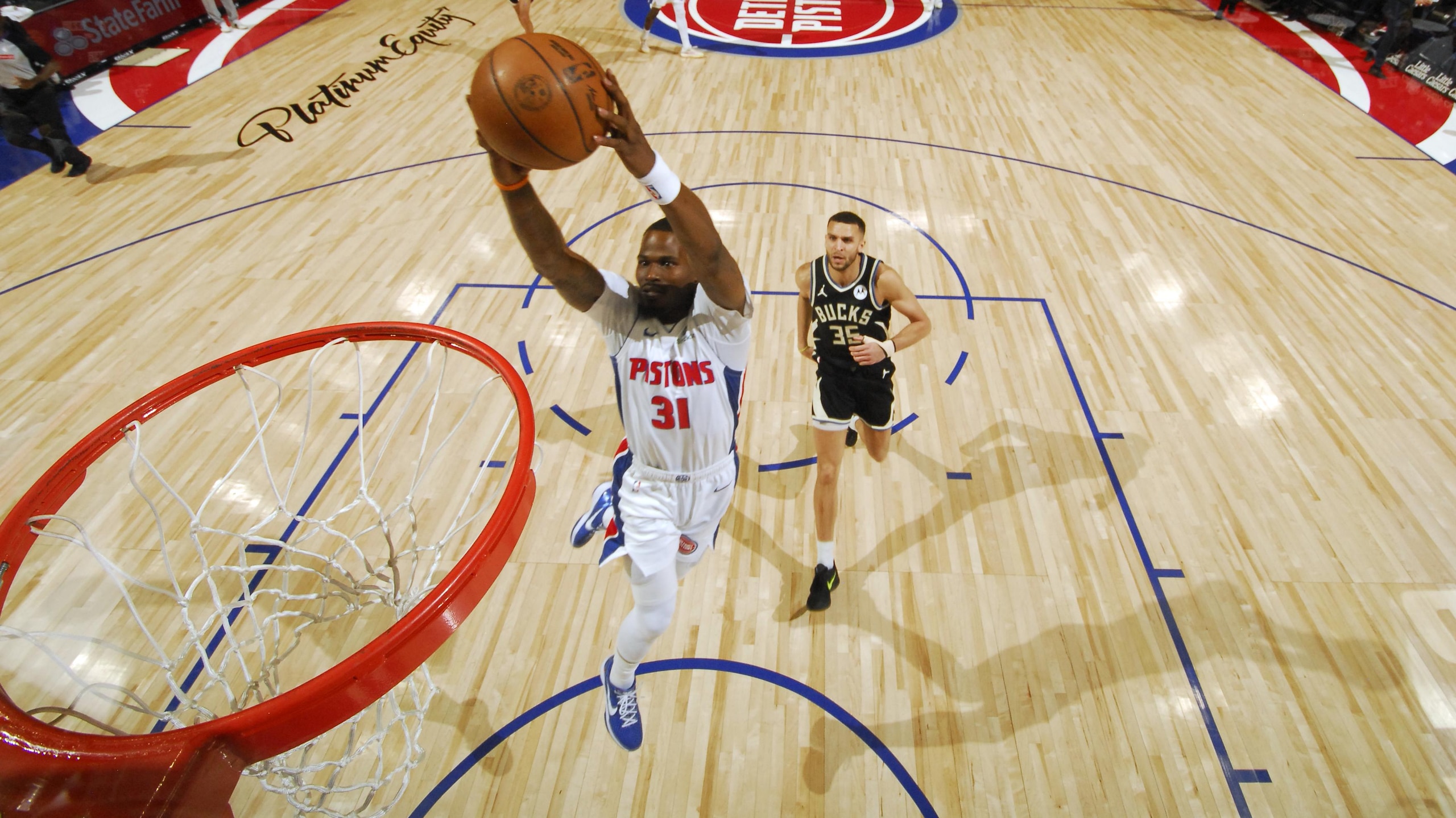 Milwaukee Bucks v Detroit Pistons