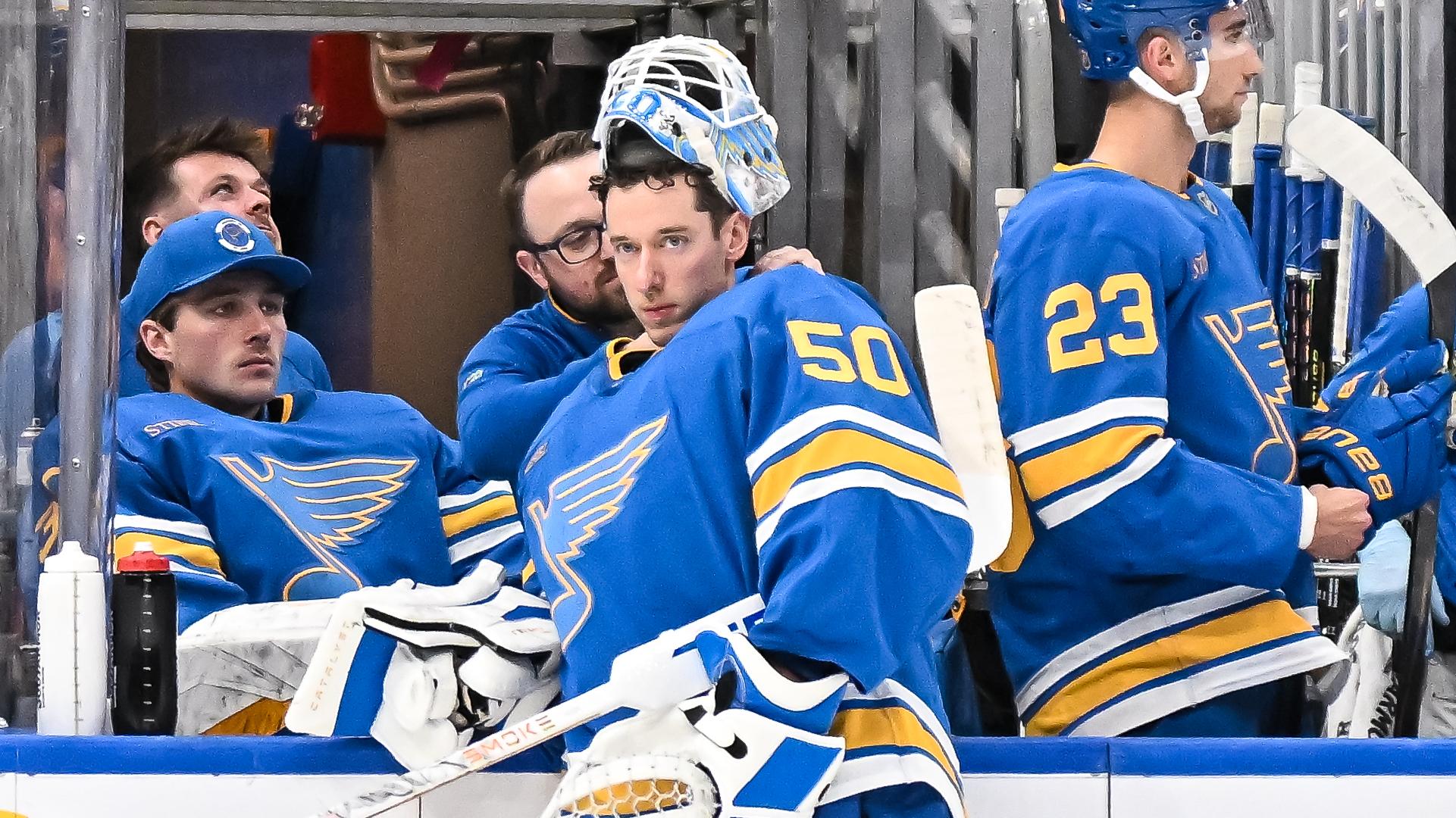 NHL: APR 09 Jets at Blues NHL: APR 09 Jets at Blues
