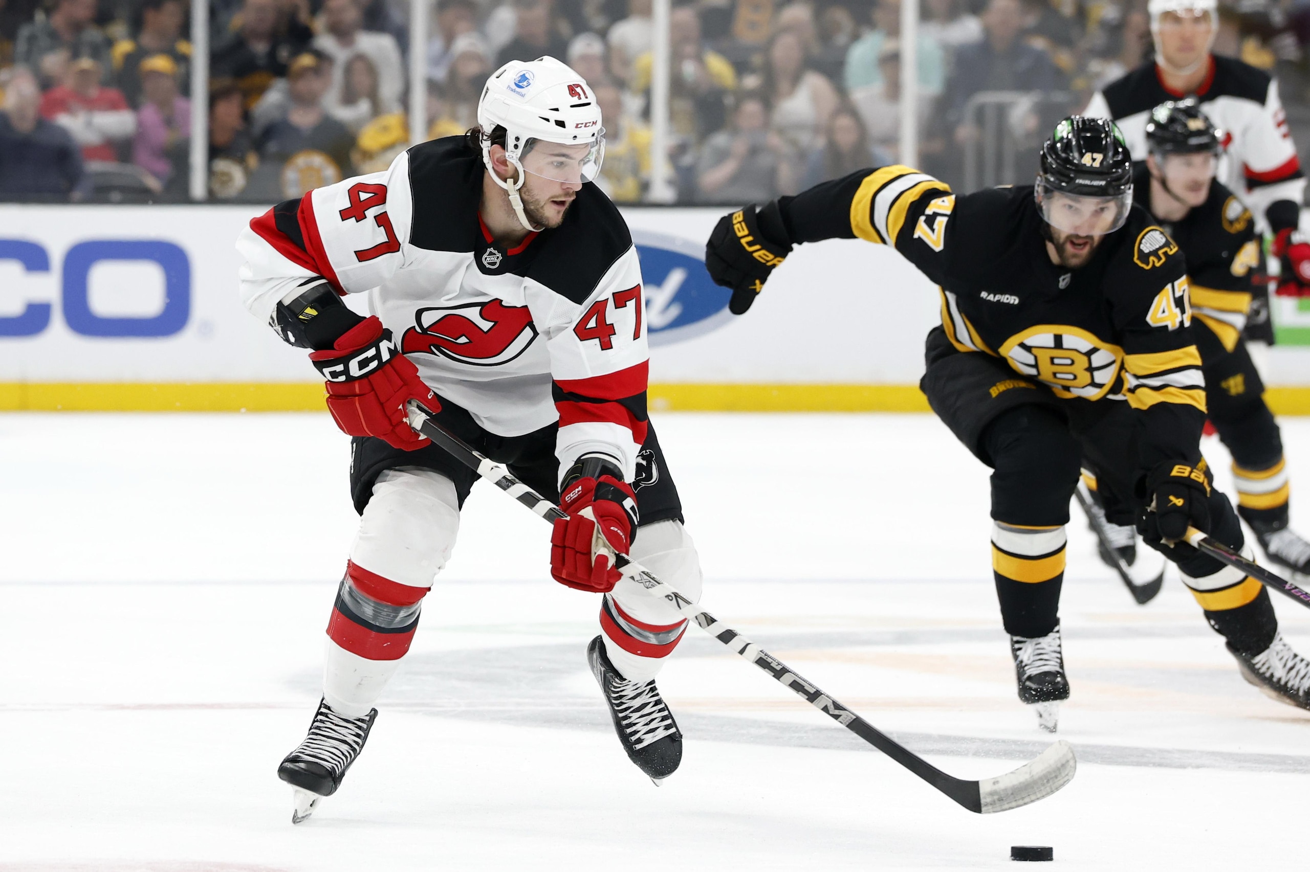 NHL: APR 14 Devils at Bruins
