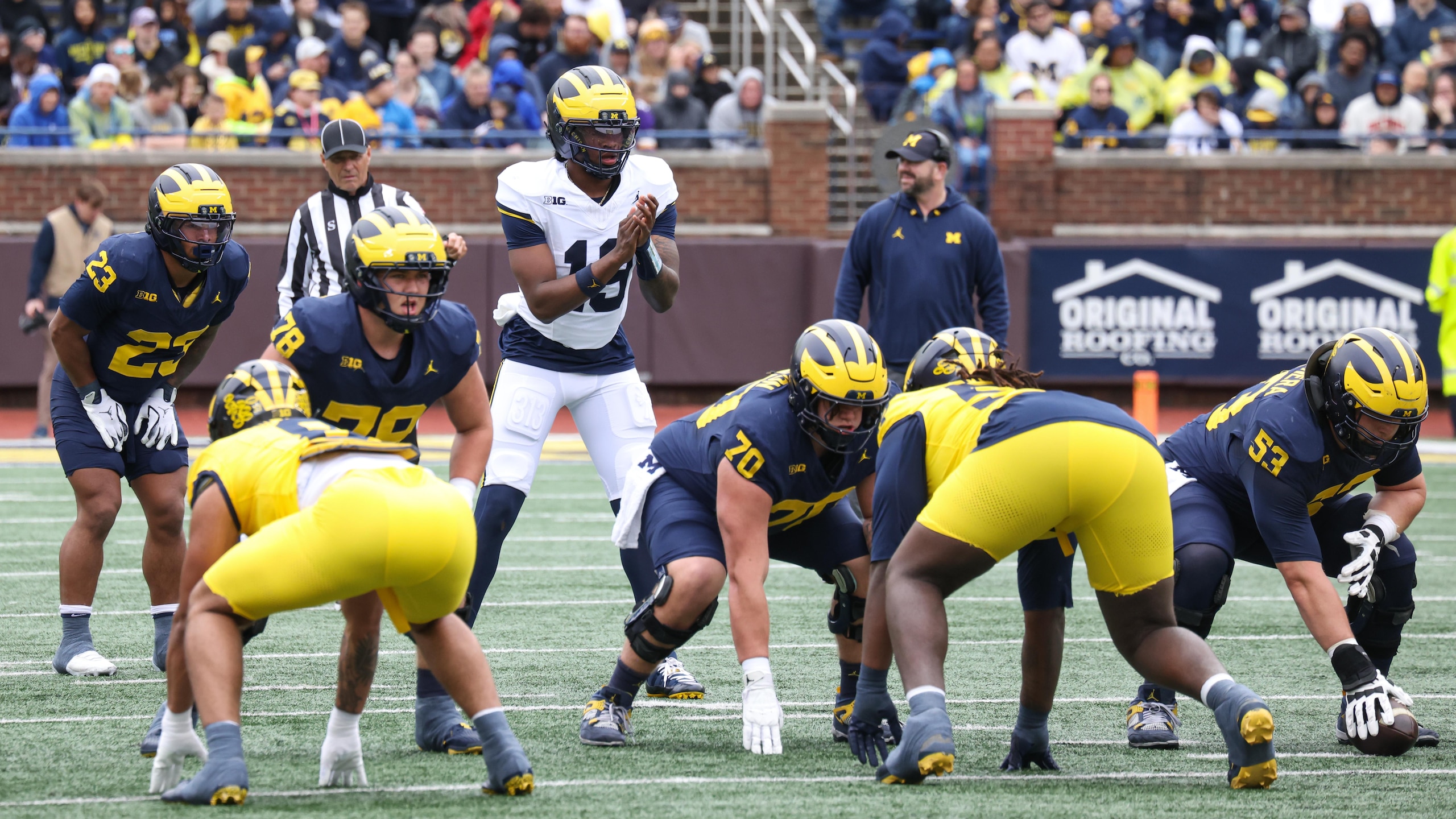 COLLEGE FOOTBALL: APR 18 Michigan Spring Game