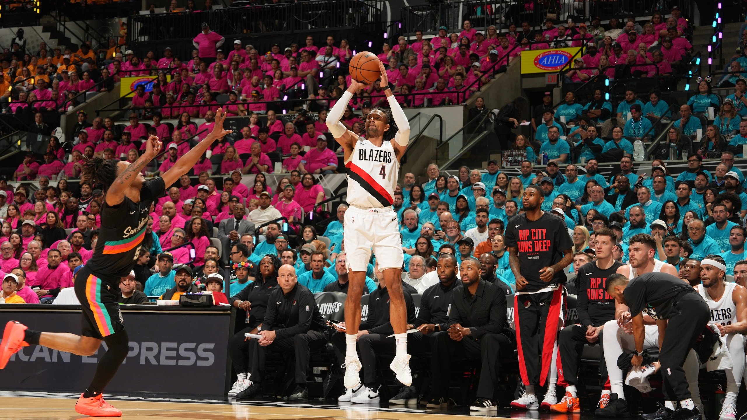 Portland Trail Blazers v San Antonio Spurs - Game One