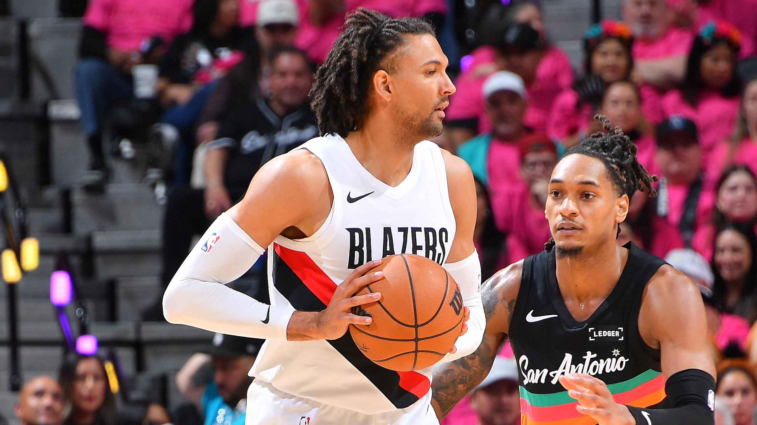 Portland Trail Blazers v San Antonio Spurs - Game One Portland Trail Blazers v San Antonio Spurs - Game One