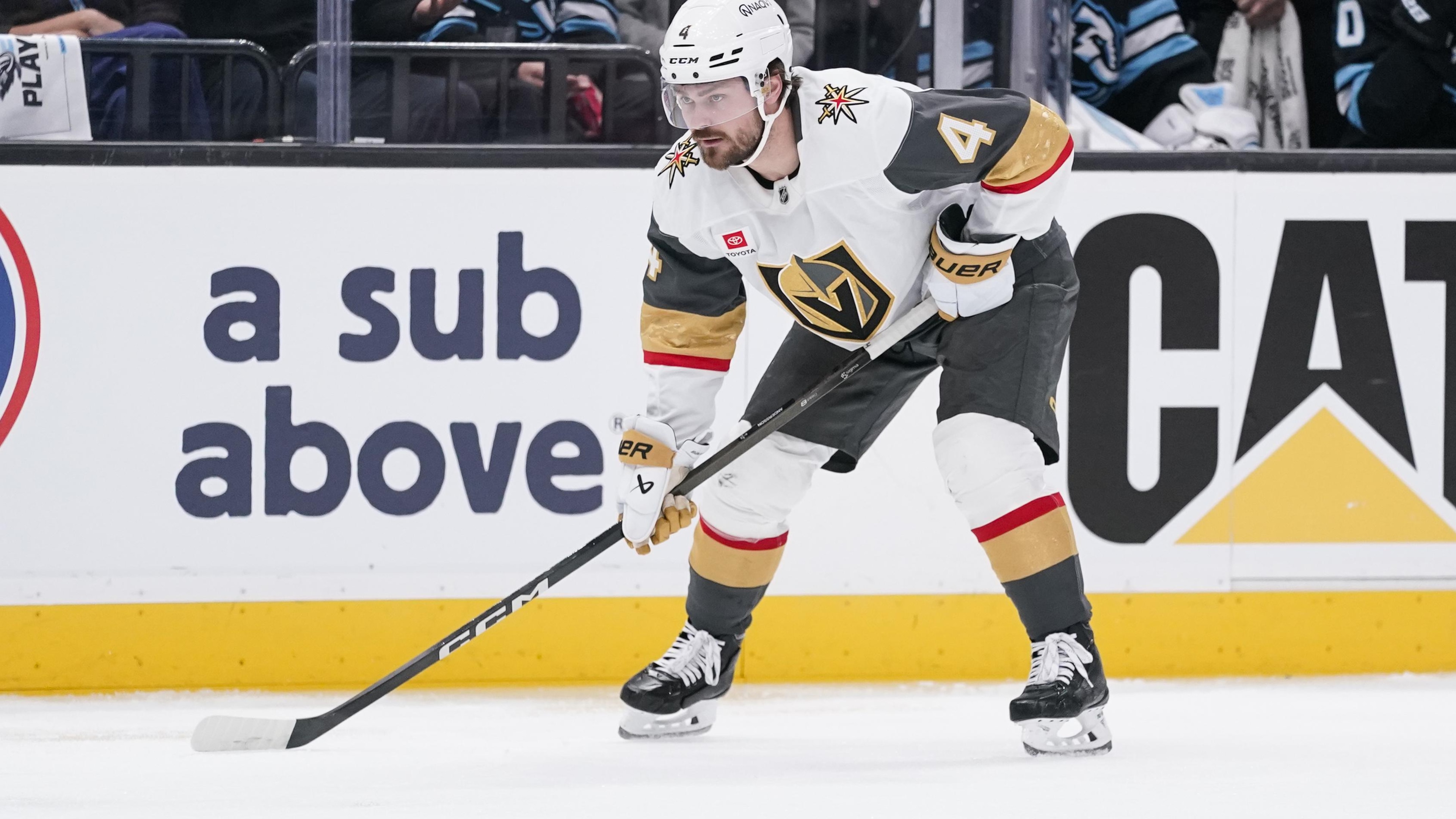 NHL: APR 24 Playoffs First Round Golden Knights at Mammoth