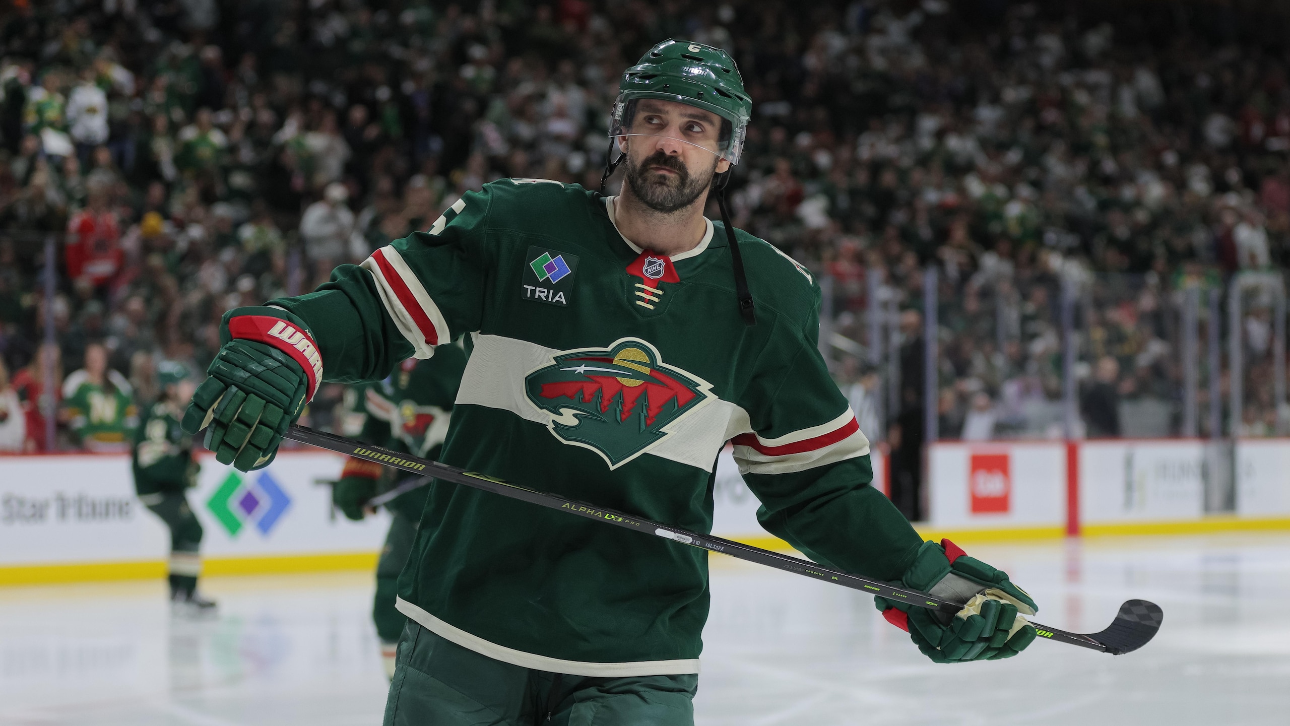 NHL: APR 25 Playoffs First Round Stars at Wild